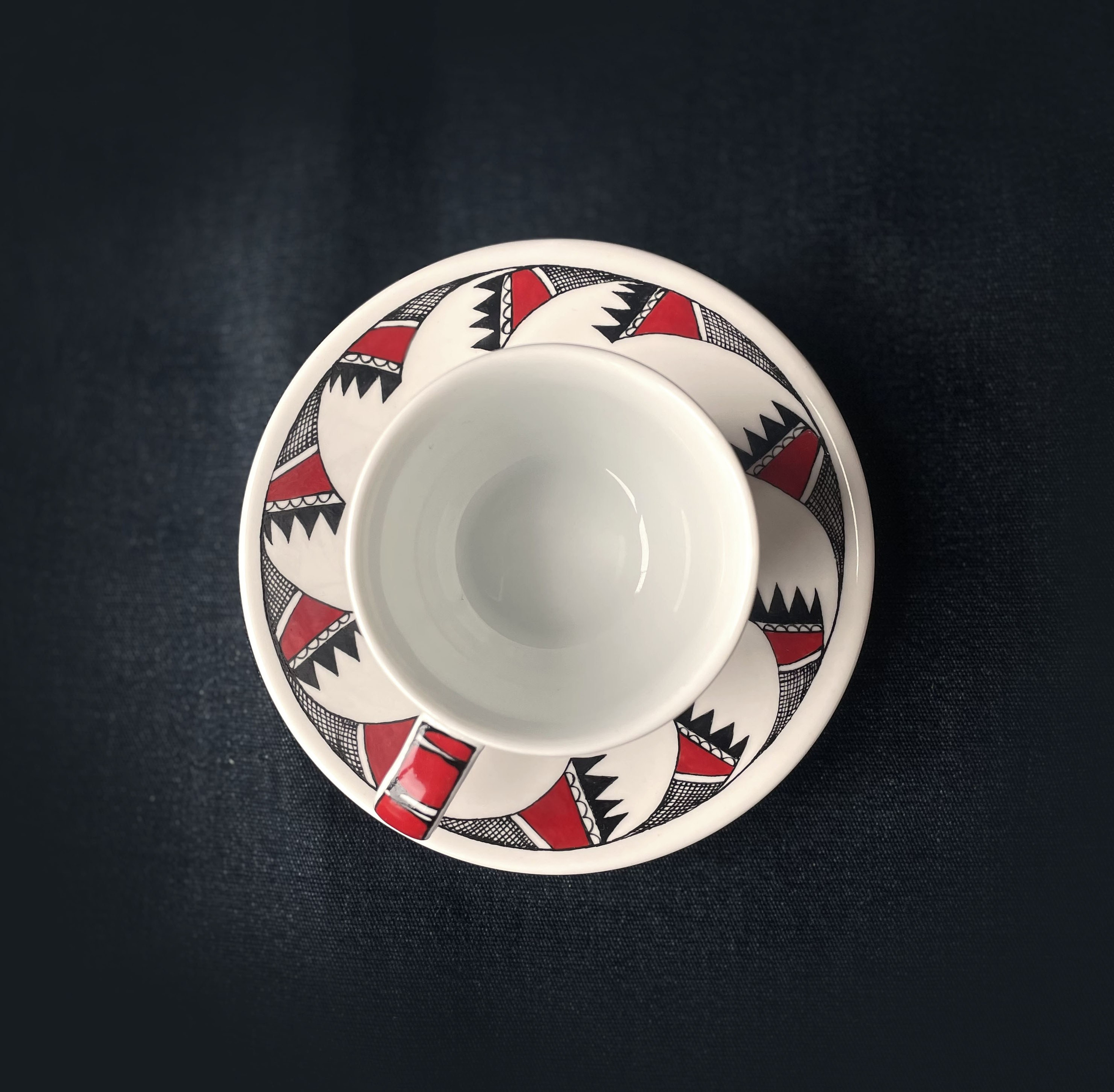 Индивидуальные заказы по росписи фарфора в Санкт-Петербурге. Инки на фарфоре. Санкт-Петербург.