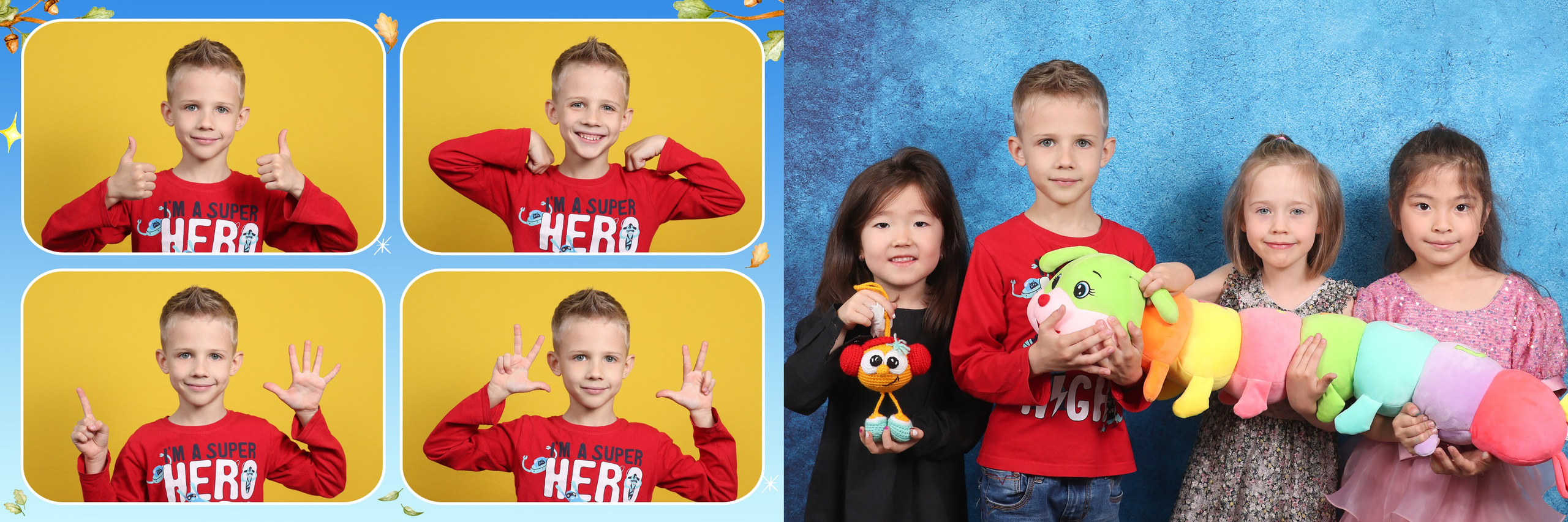 Сказки детства. Детский фотограф в Алматы, виньетки, выпускной альбом Алматы