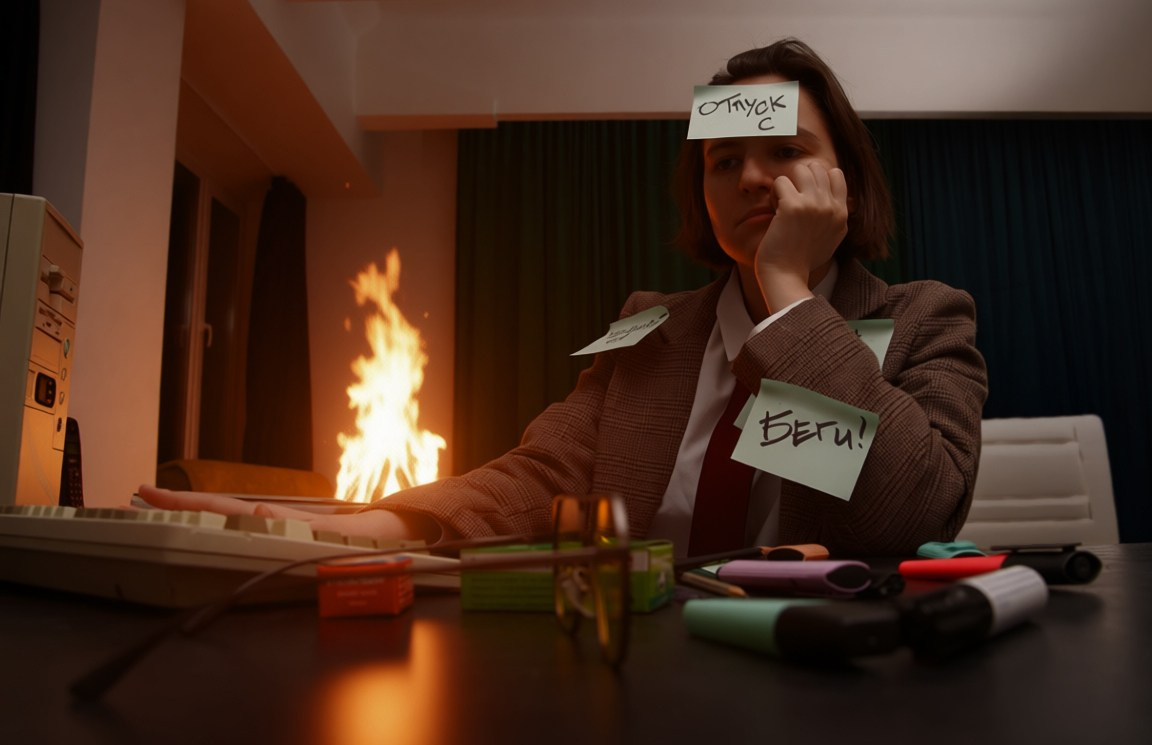 Выгорание на работе. Фотограф из Москвы — DASHA NOVA | Авторская фотография в разных жанрах