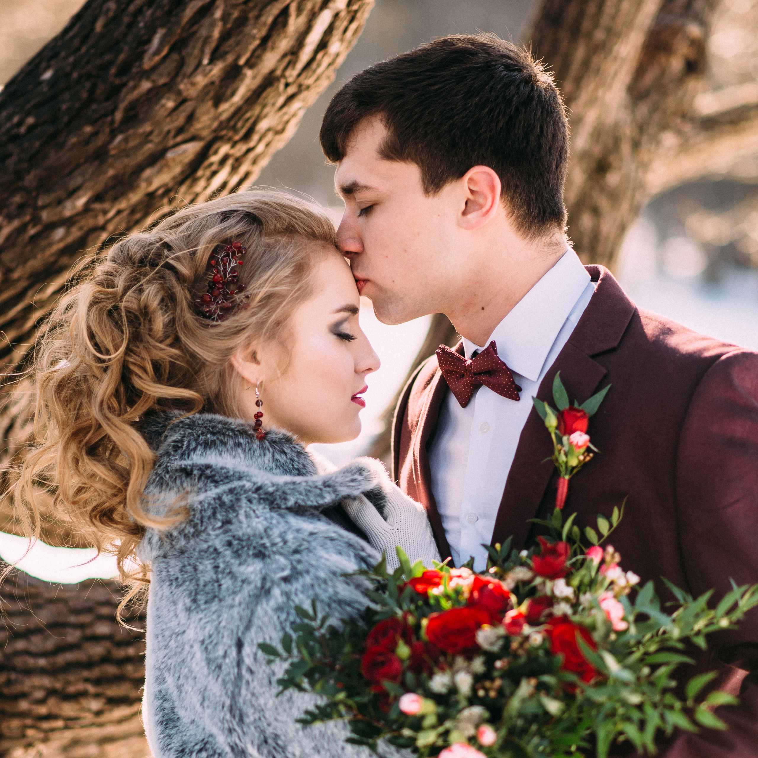 Свадьба зимой. Фотограф Саша Кудрина