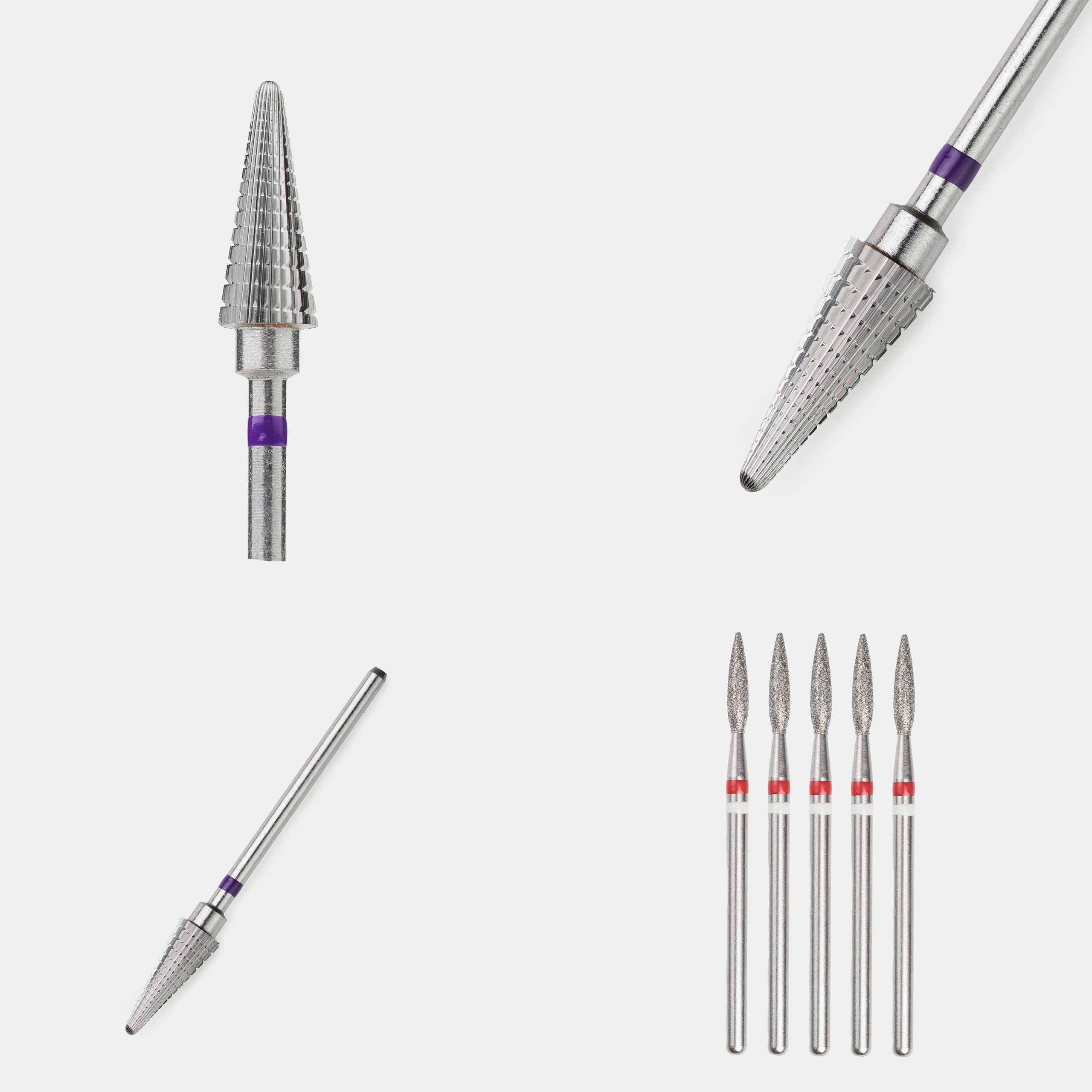 Фреза для маникюра на белом фоне — техническая предметная съёмка
