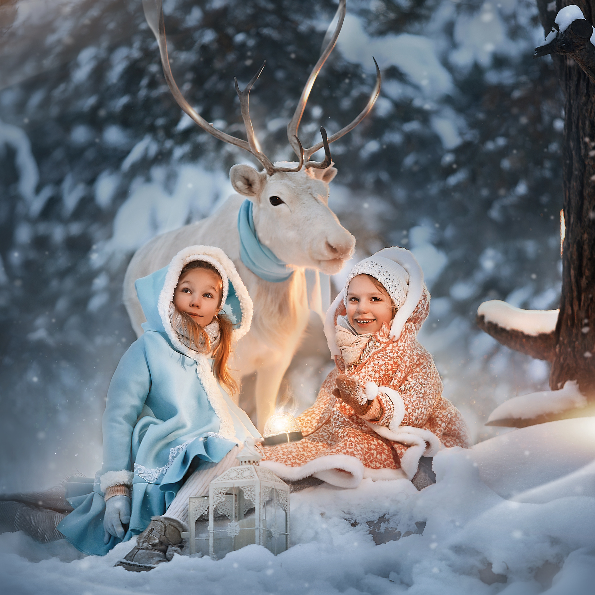 Фотосессии с оленями. Фотограф Лия Милк | Москва, Подмосковье