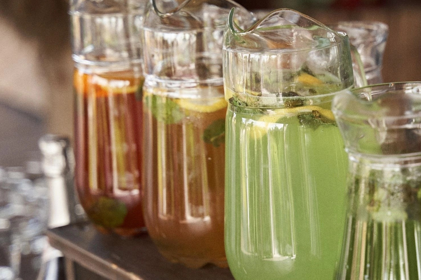 Холодный освежающий чай с мятой и лимоном (черный, зеленый)