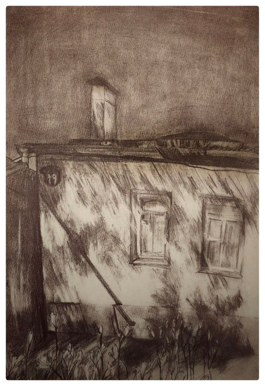 Галип и я (графика). Евгения Кашаева