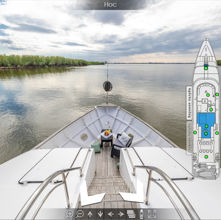 Виртуальный тур по яхте и теплоходу. Интерьерная съёмка и виртуальные туры — Интерьерный фотограф Кузнецов Сергей (photopixiq)