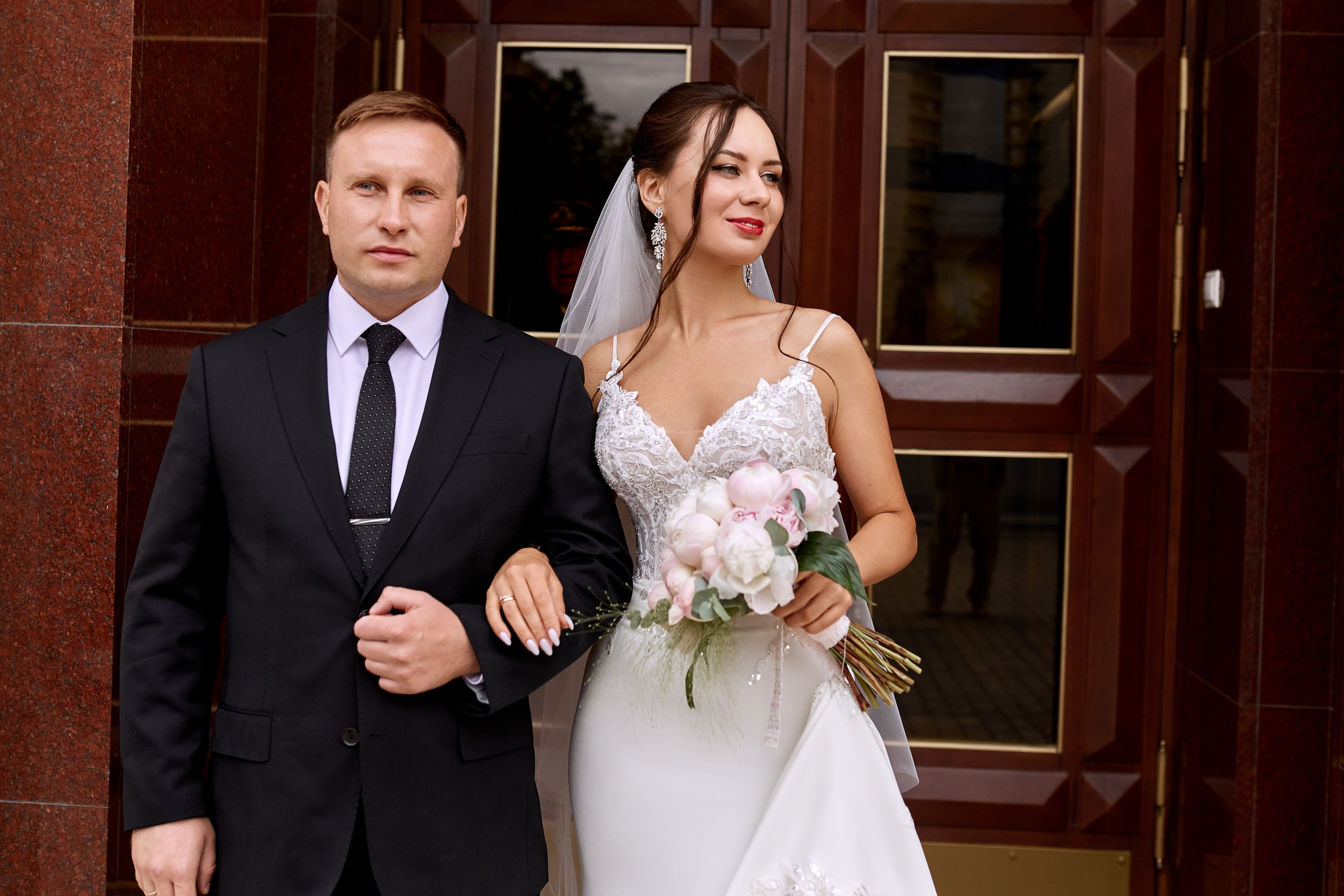 Свадебная фотосессия для молодоженов из Москвы – фотоснимок со свадебной церемонии Екатерины и Артёма