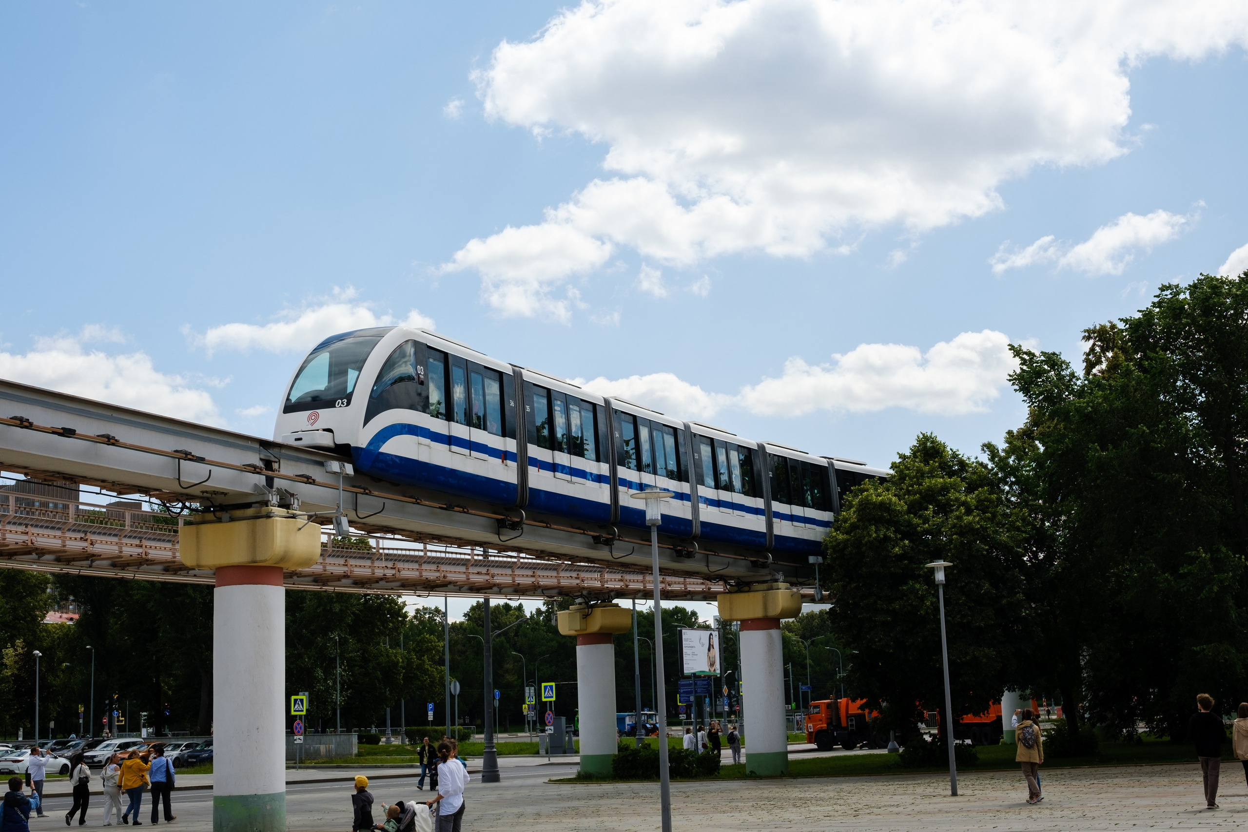 Московский монорельс. Сайт фотографа Дмитрия Батенёва