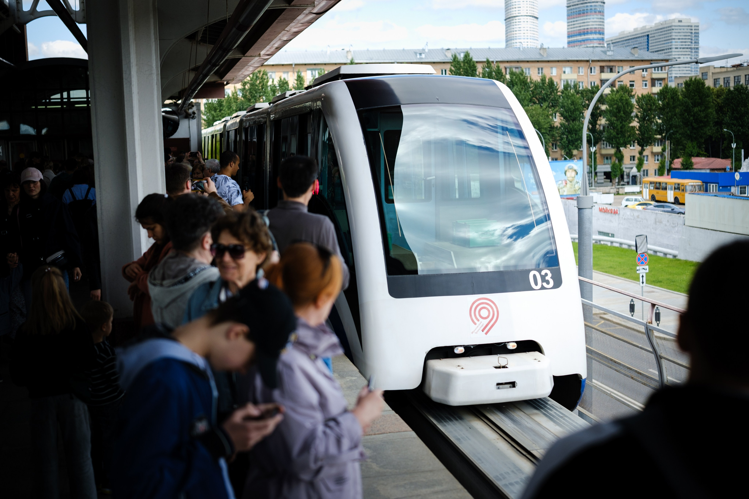 Московский монорельс. Сайт фотографа Дмитрия Батенёва