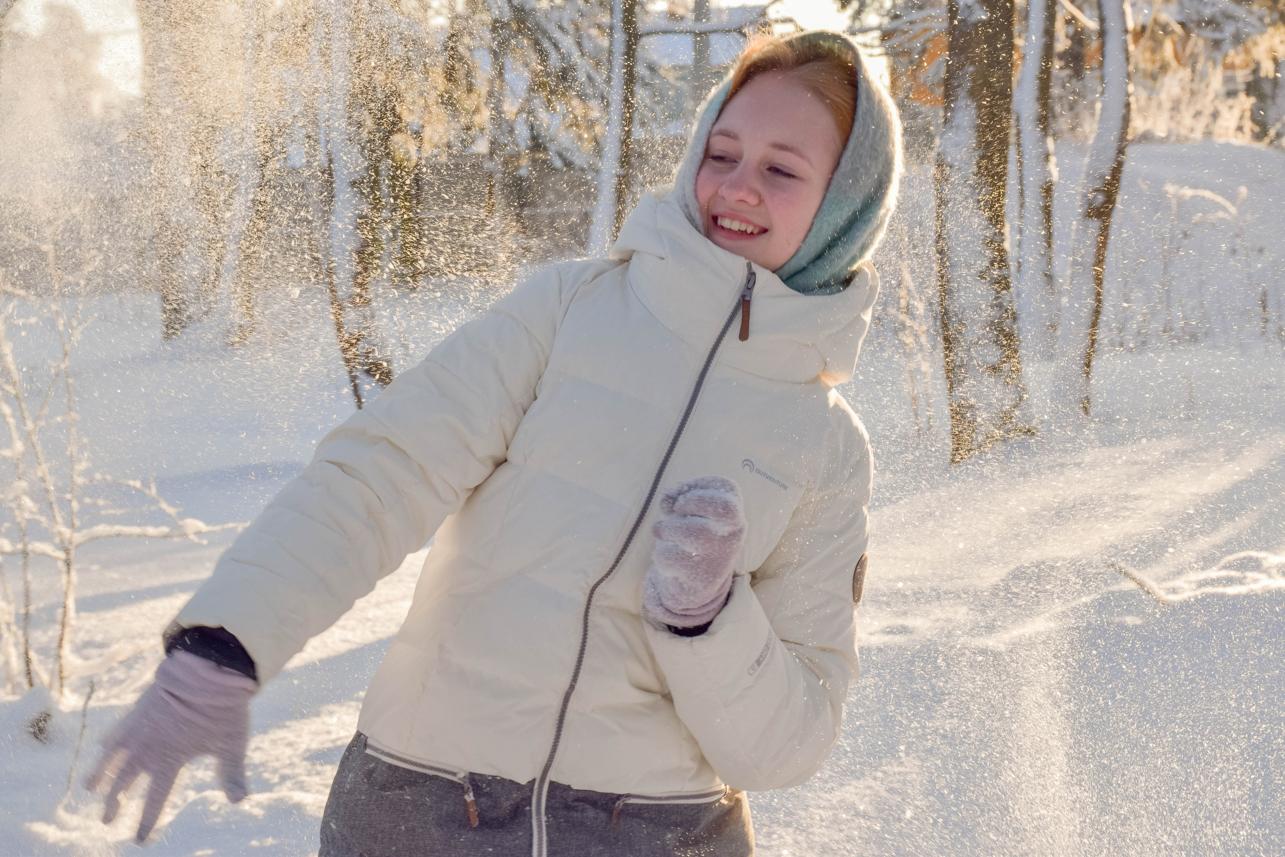 Зимняя фотосессия в детском лагере