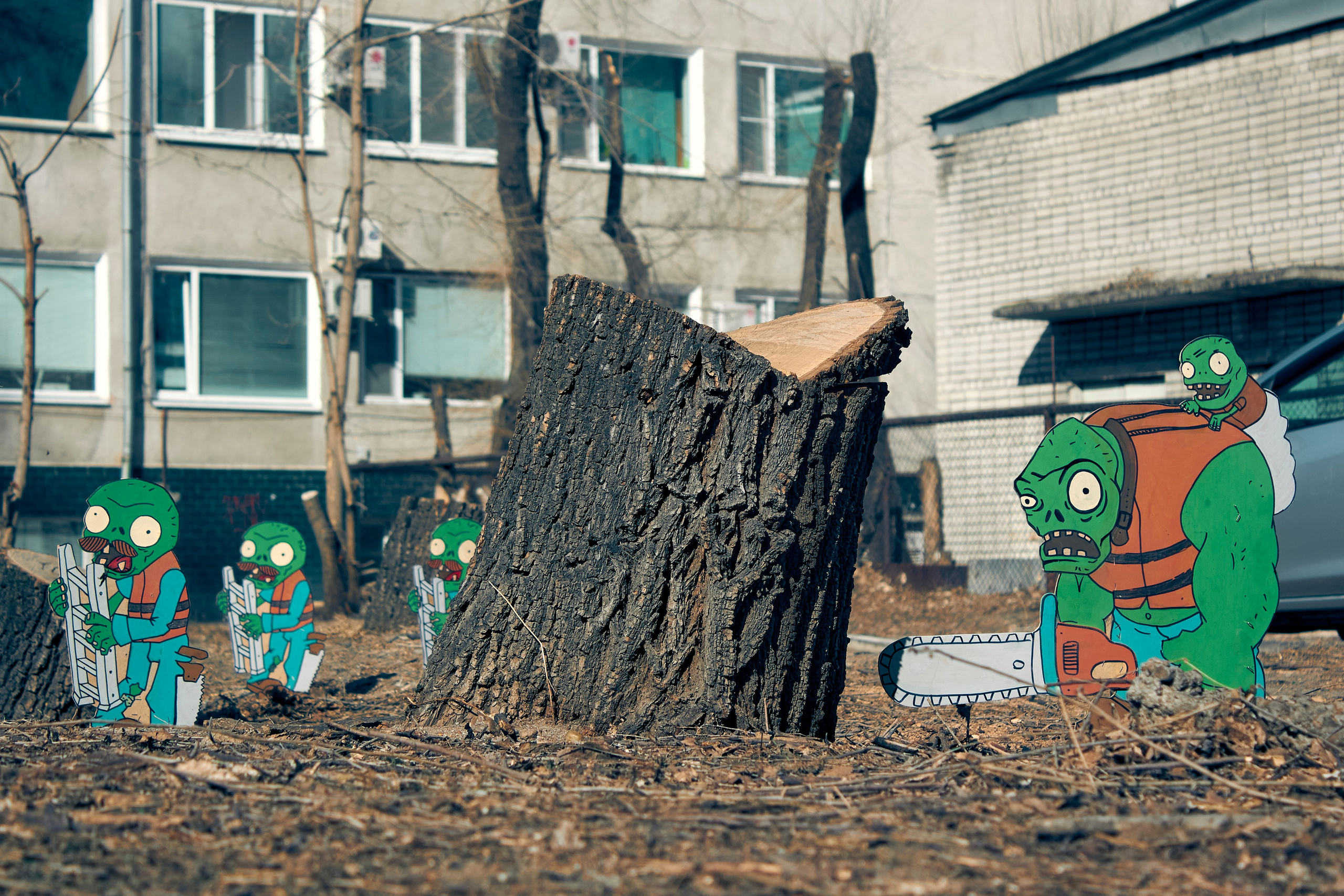 Plants vs Zombies. Художник Рыбак Николай