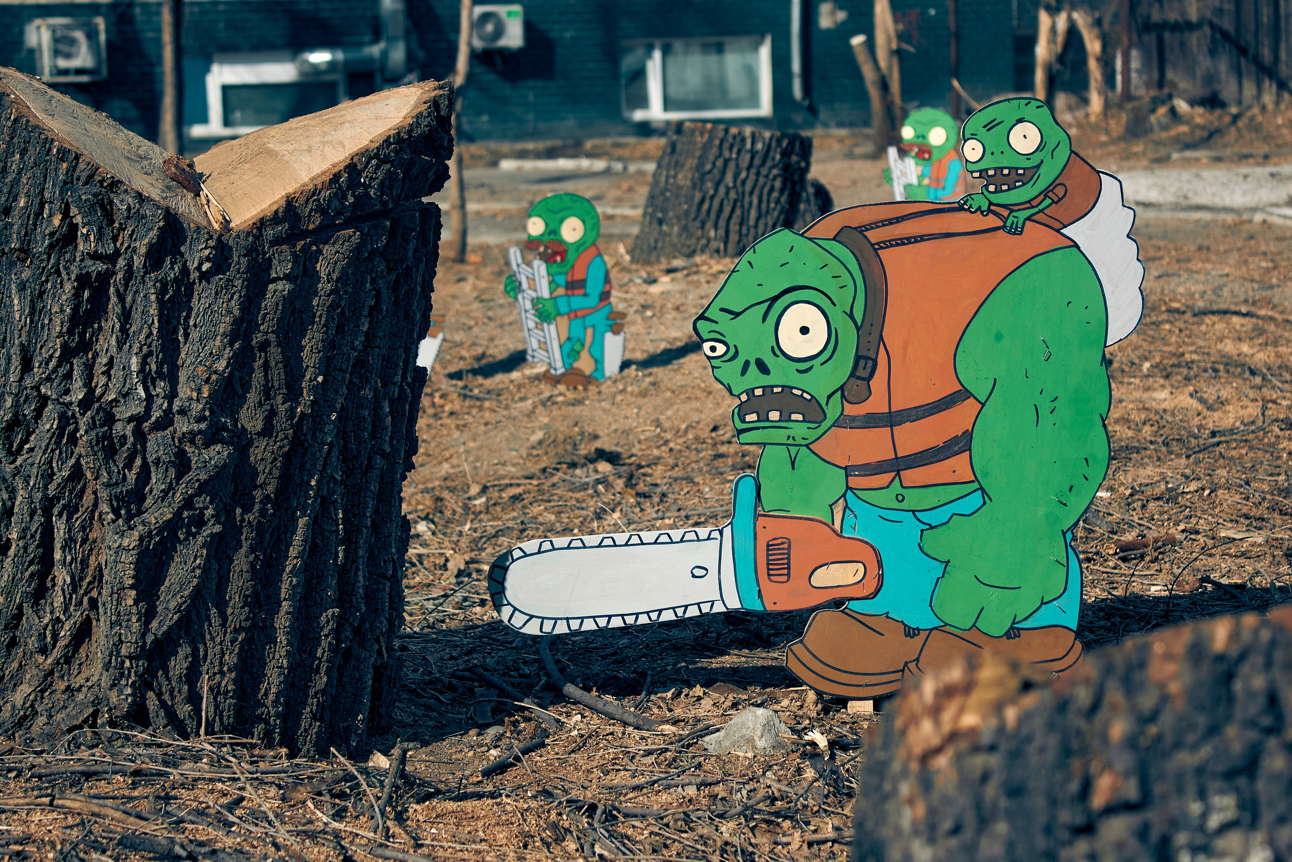 Plants vs Zombies. Художник Рыбак Николай