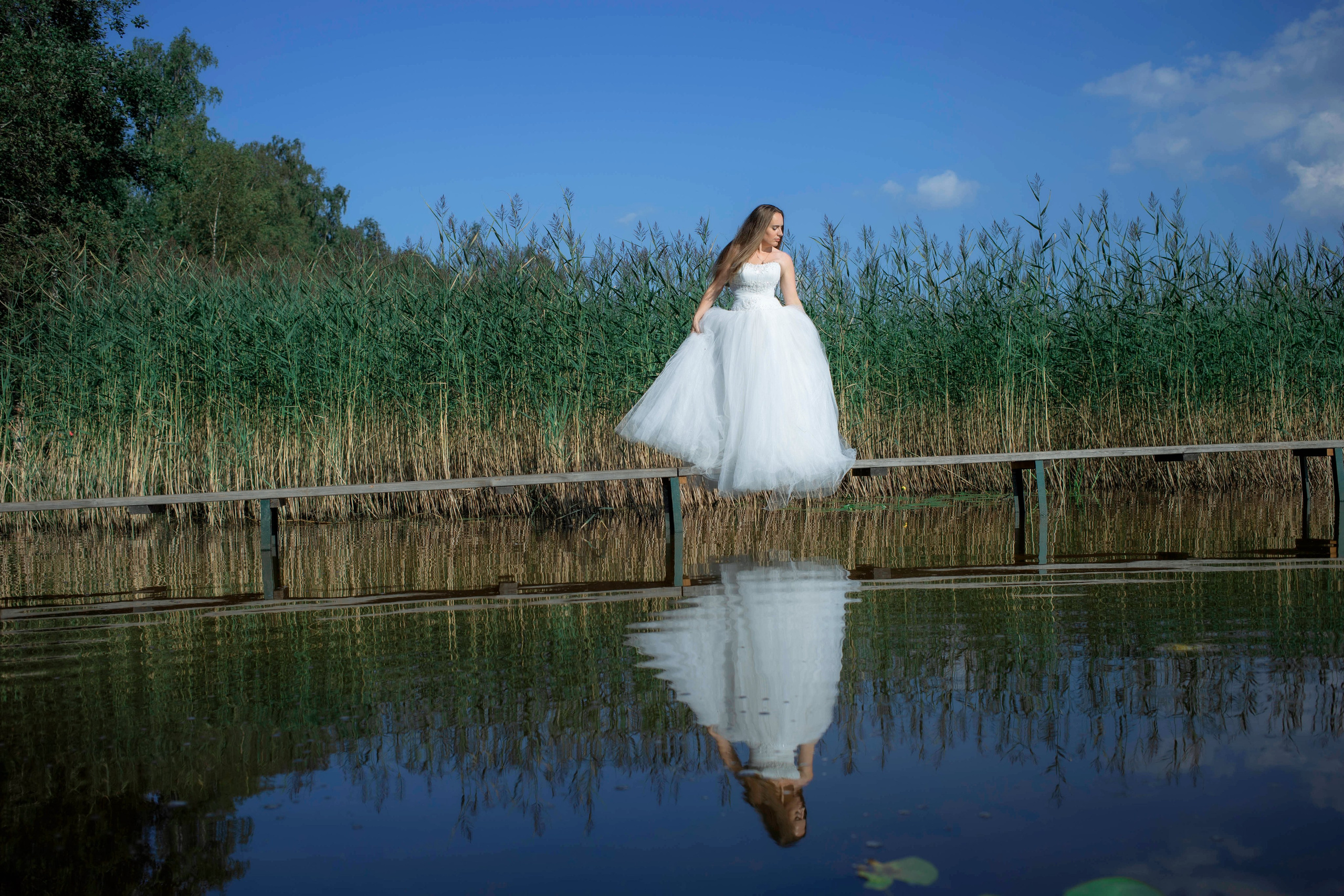 Фотосессия в свадебном платье. Портретные фотосессии, контент-съемки, репортаж