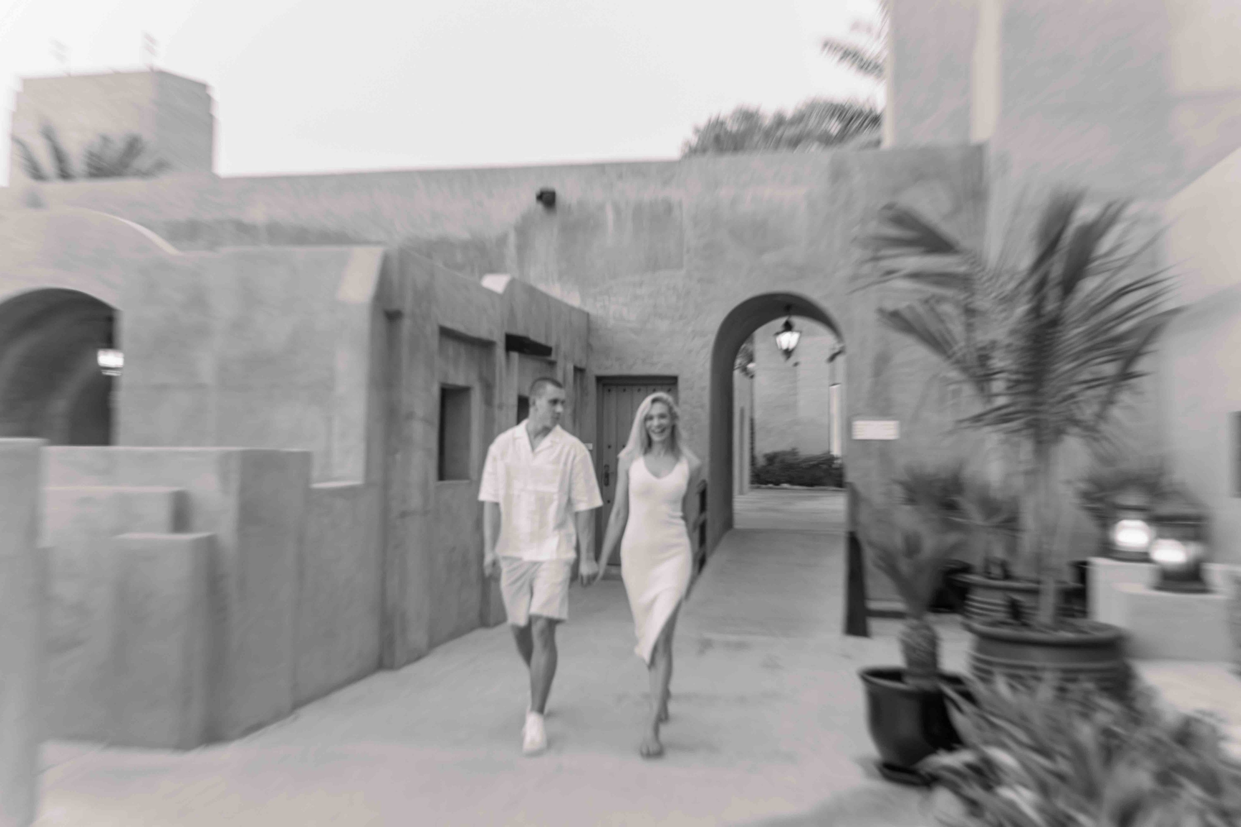 Proposal in Dubai | Bab al Shams in desert