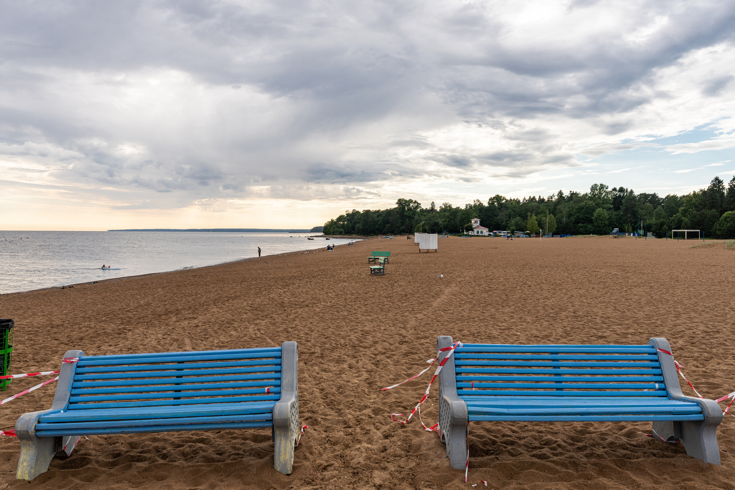 Пляж в Сестрорецке под Питером