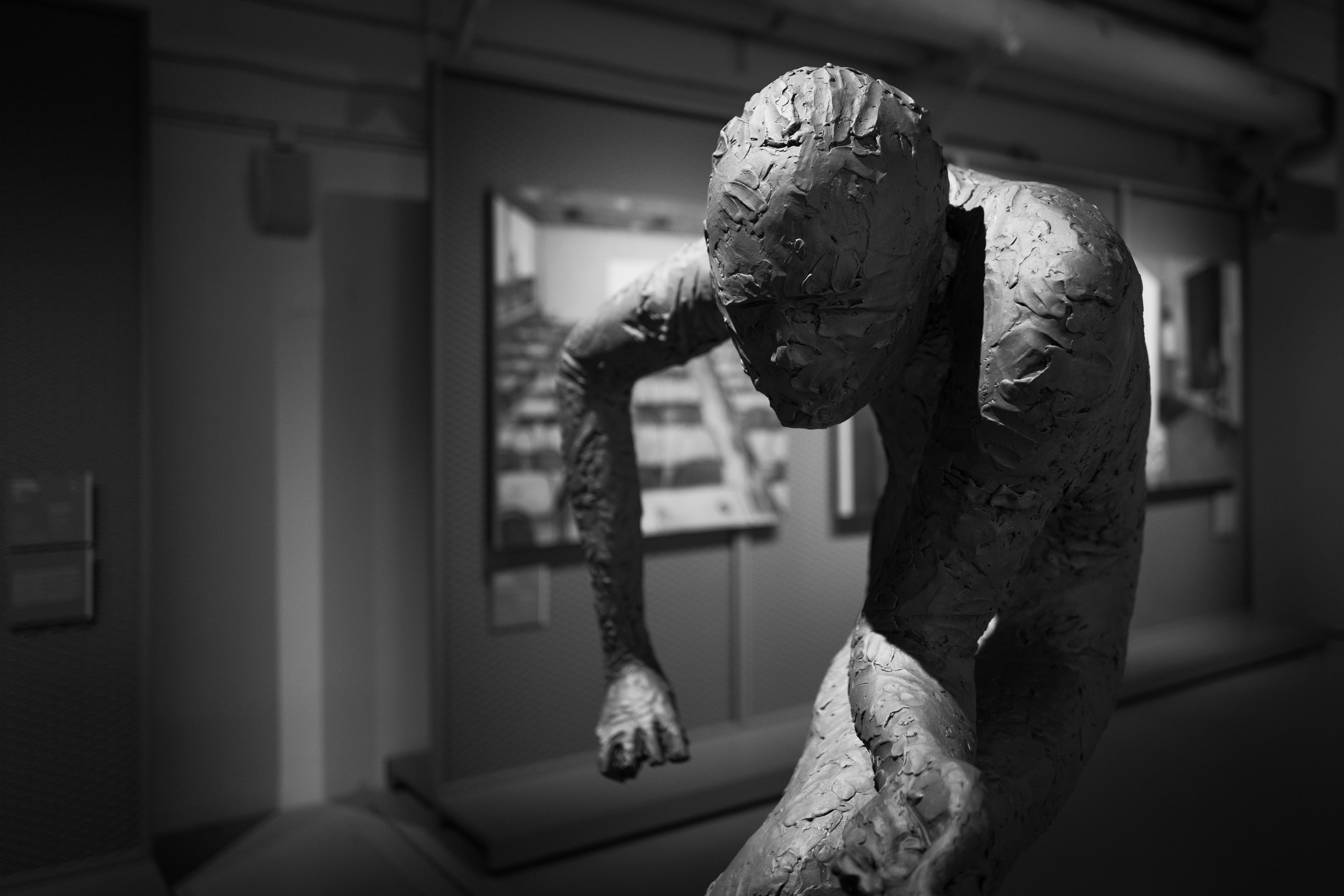 Инсталляция со скульптурой в Паркинг Галерее в Зарядье