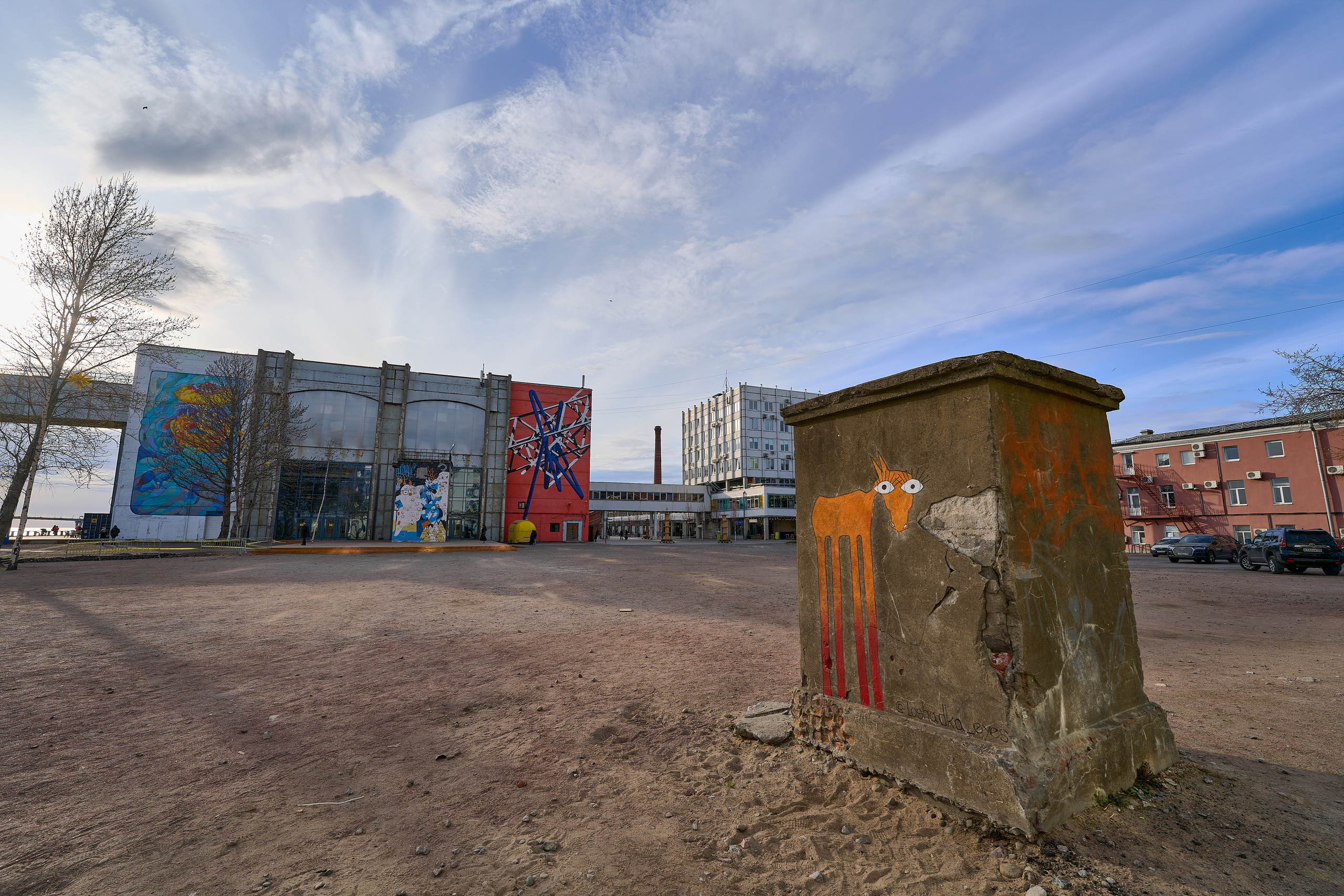 Глаза ослика в Севкабель Порте в Санкт-Петербурге