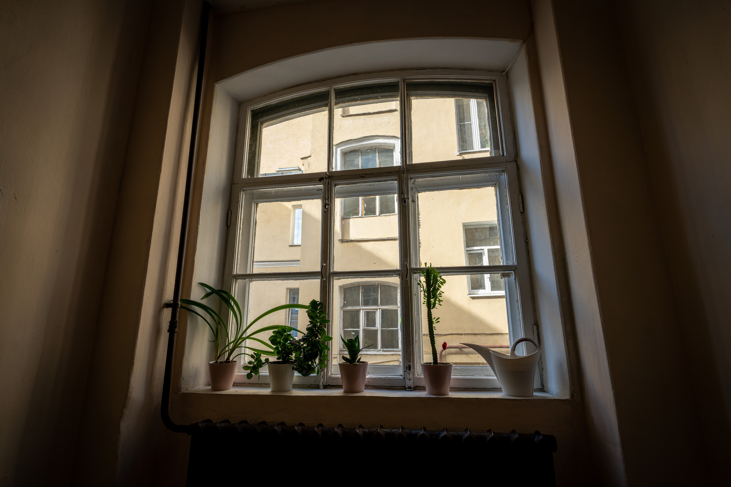 Окно в подъезде Санкт-Петербурга