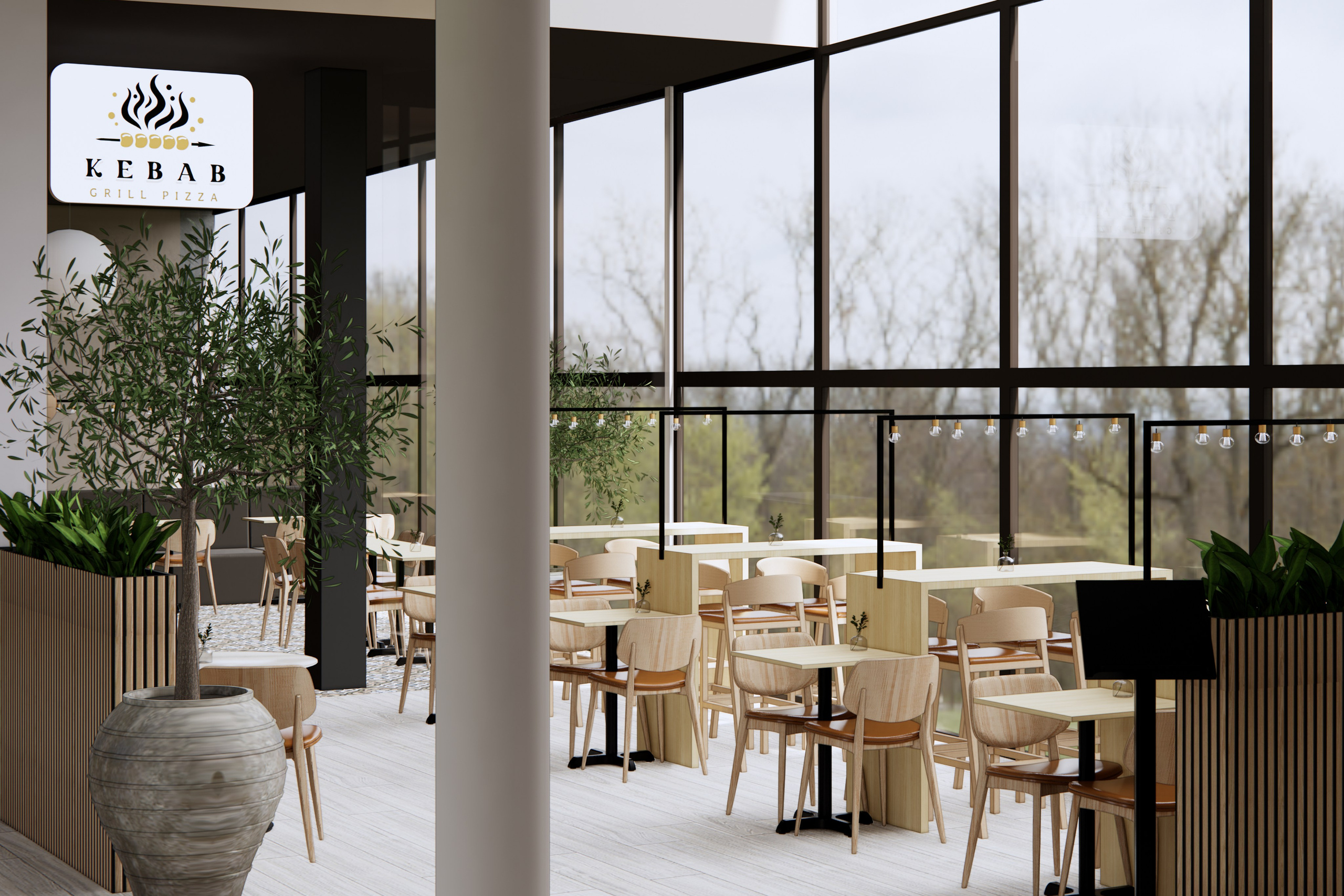 Commercial interiors. Interior designer Stockholm