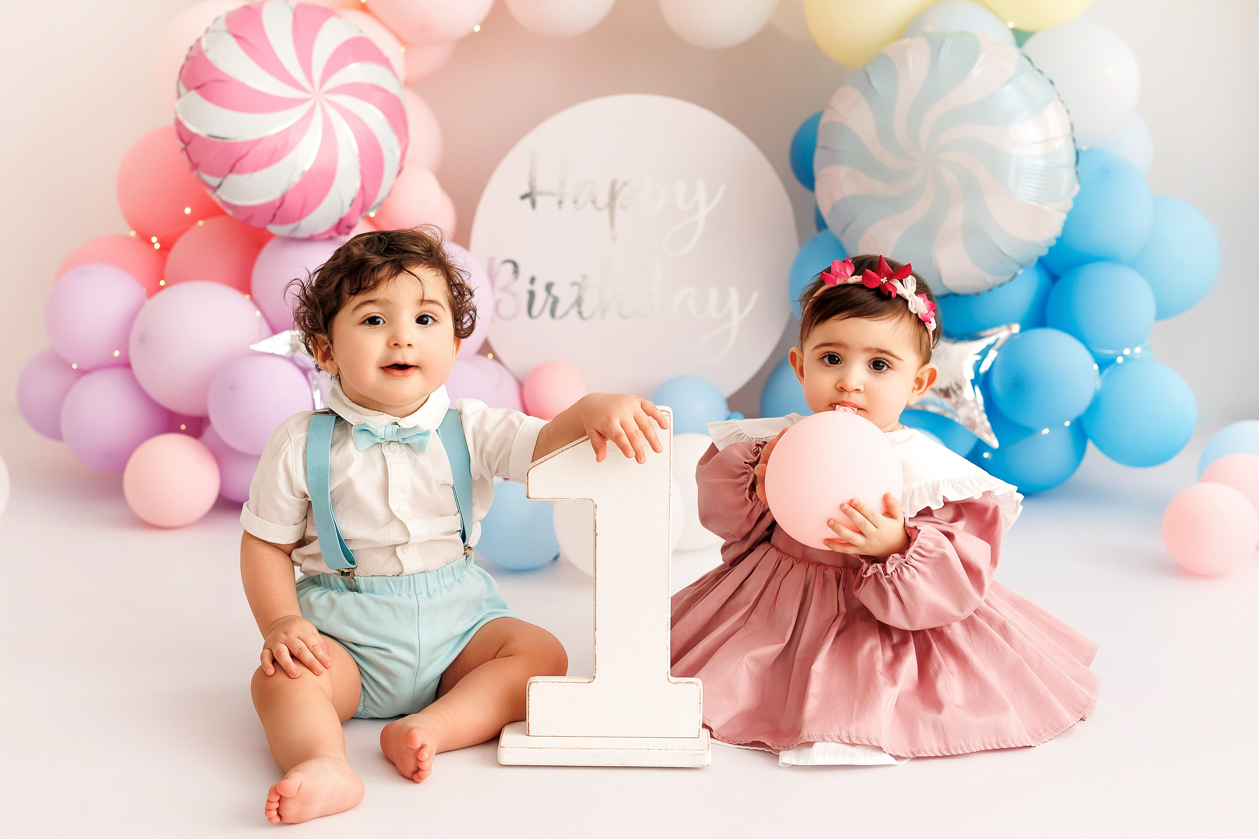 Первый годик. Профессиональная детская и семейная фотостудия в Краснодаре