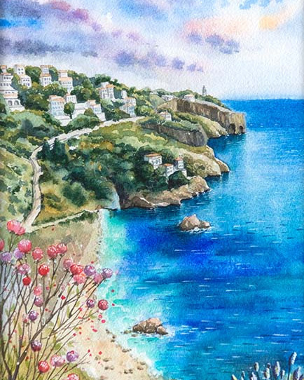 ФотоКисточка. Акварель. Арт-галерея картин Анастасии Дерий