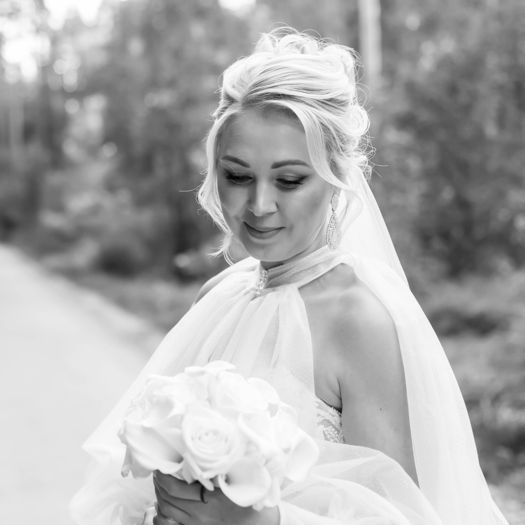 Невеста в чб