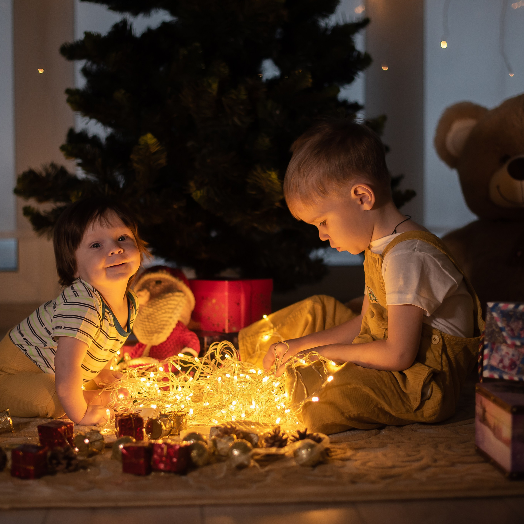 Новогодняя фотосессия у Вас дома. Свадебный и семейный фотограф Ольга Астрейко