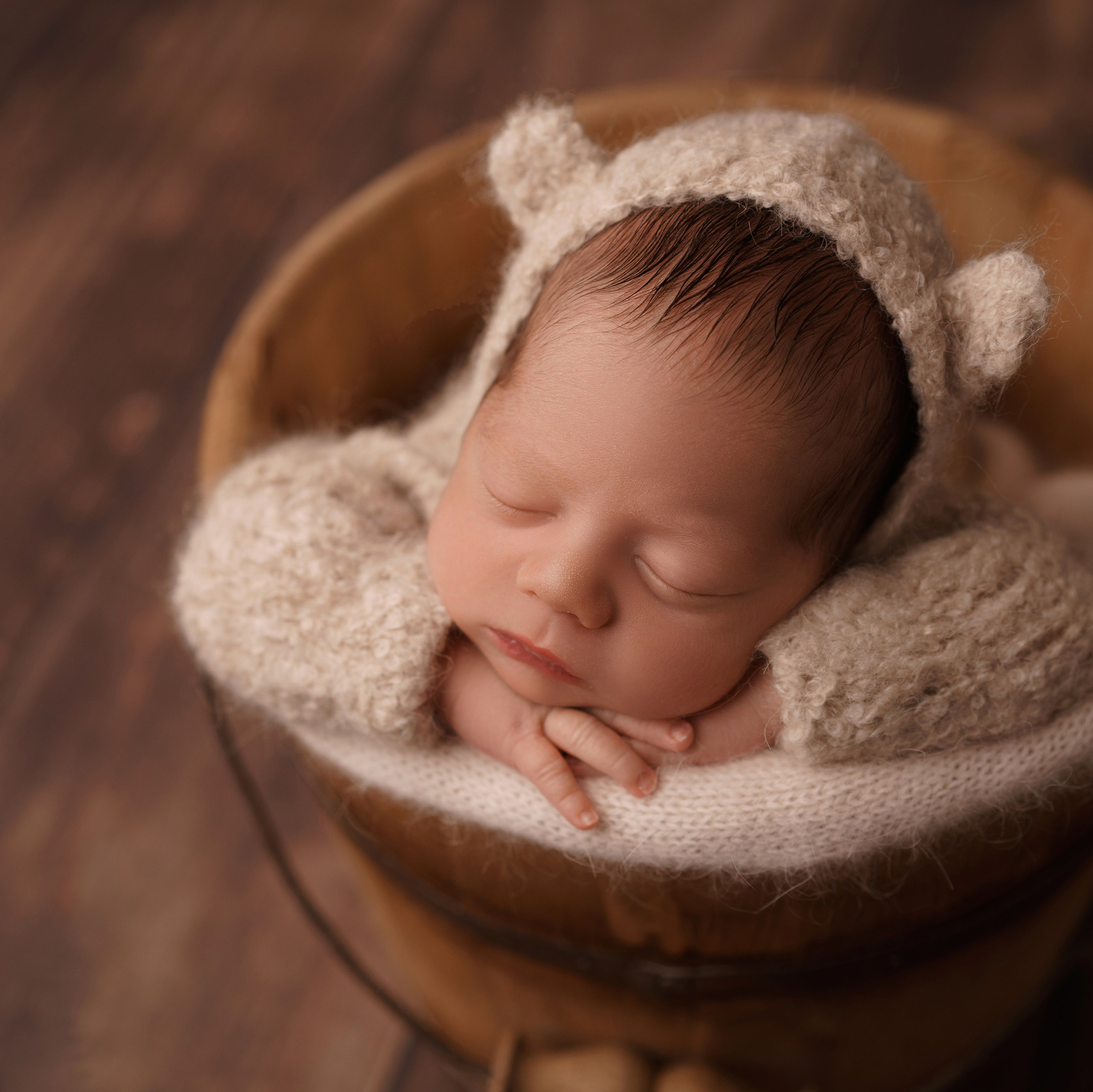 первая фотосессия новорожденного newborn малыша Москва