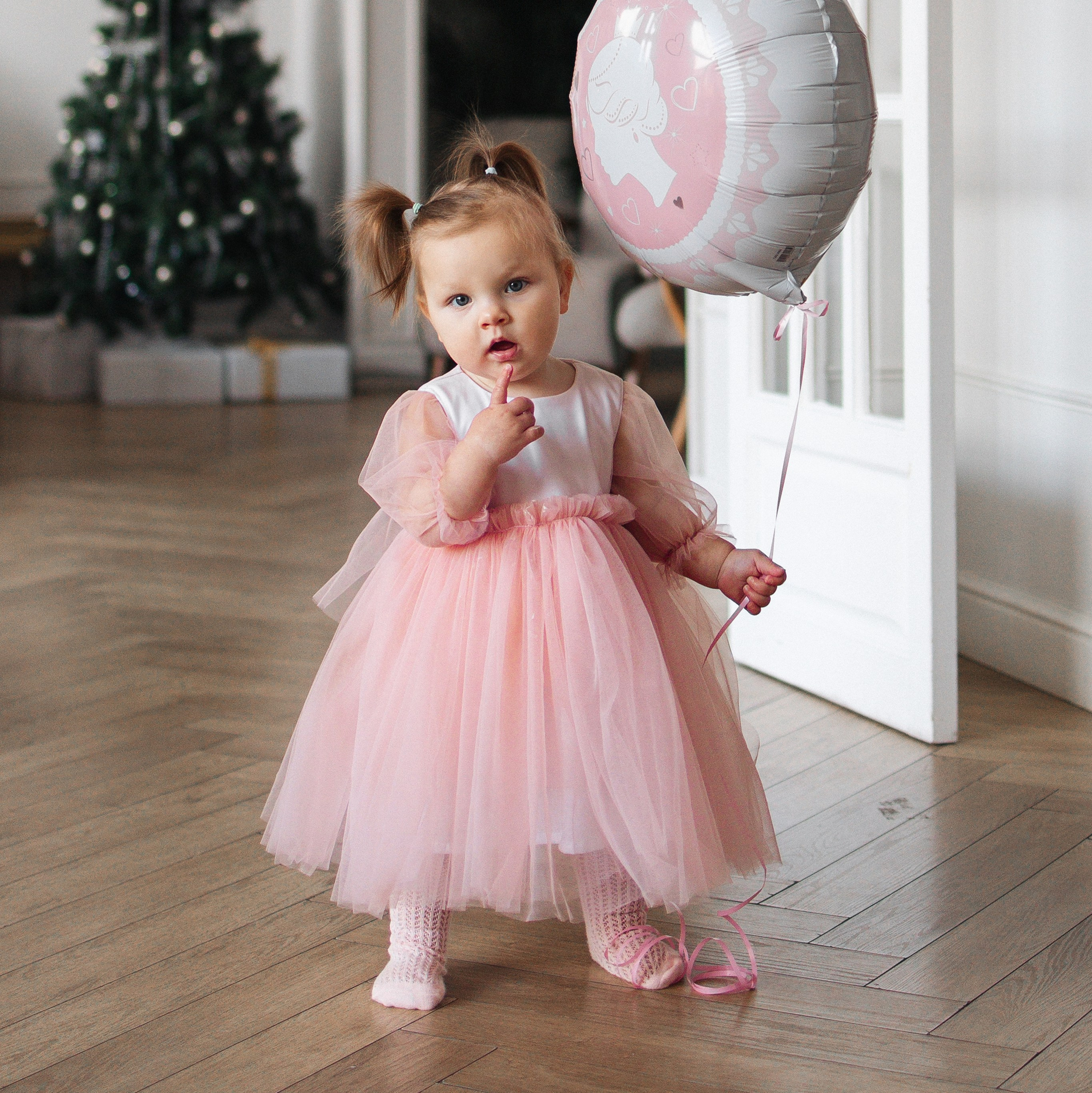 070 Платье пышное. Эко-одежда для детей