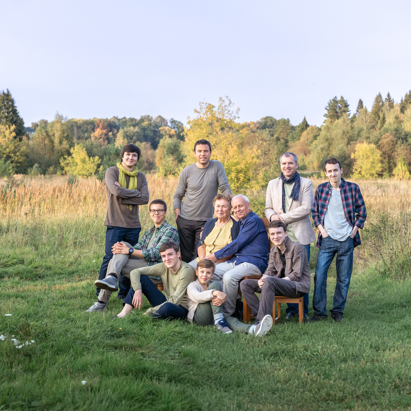 Портрет большой семьи