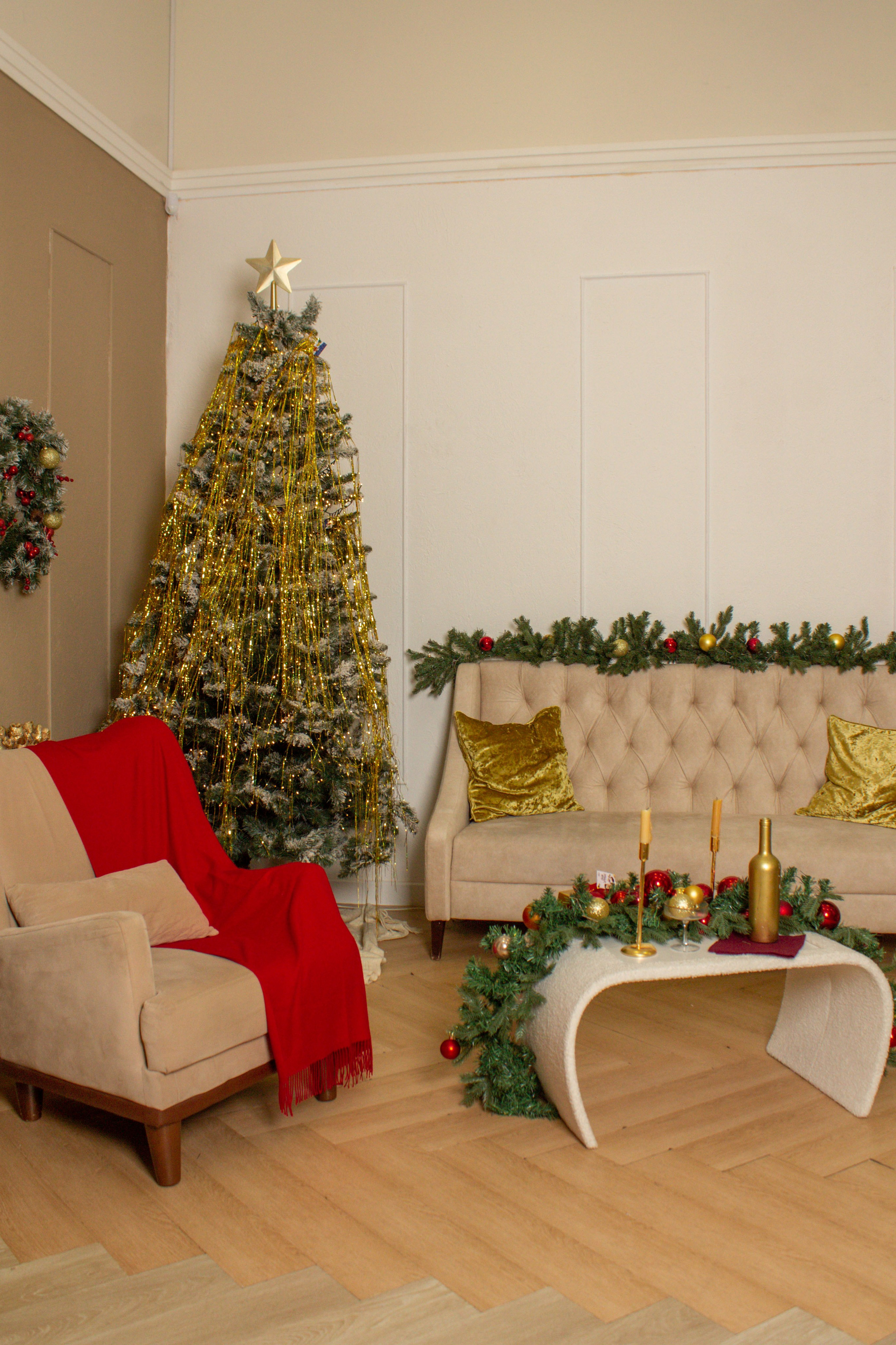 Новогодние интерьеры 2025-2026. Фотостудия Кураж