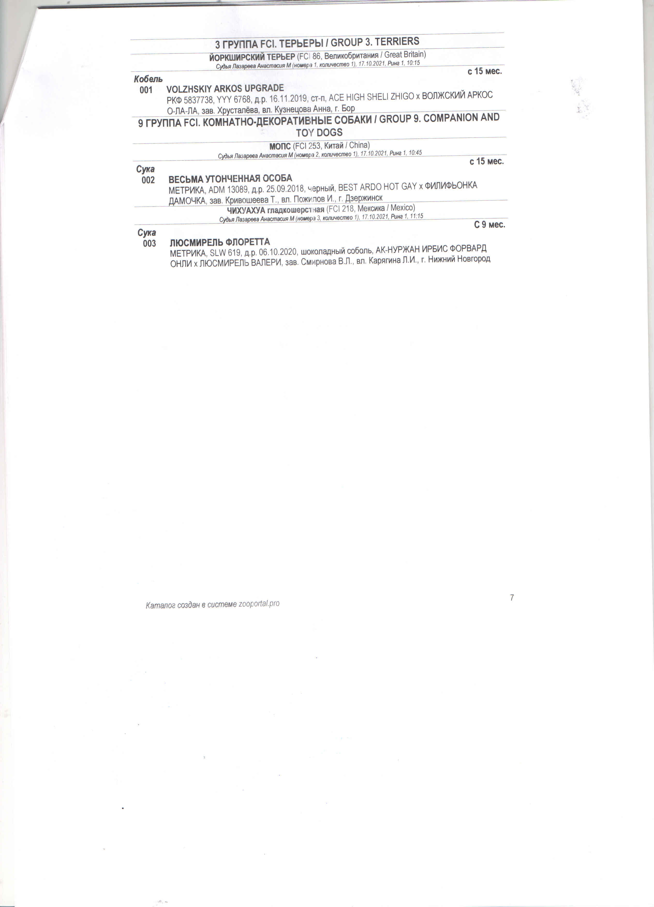 Племенной смотр 17.10.2021 г, судья РКФ/FCI — Анастасия  Лазарева. НРОО КЦ "Собаковод"
