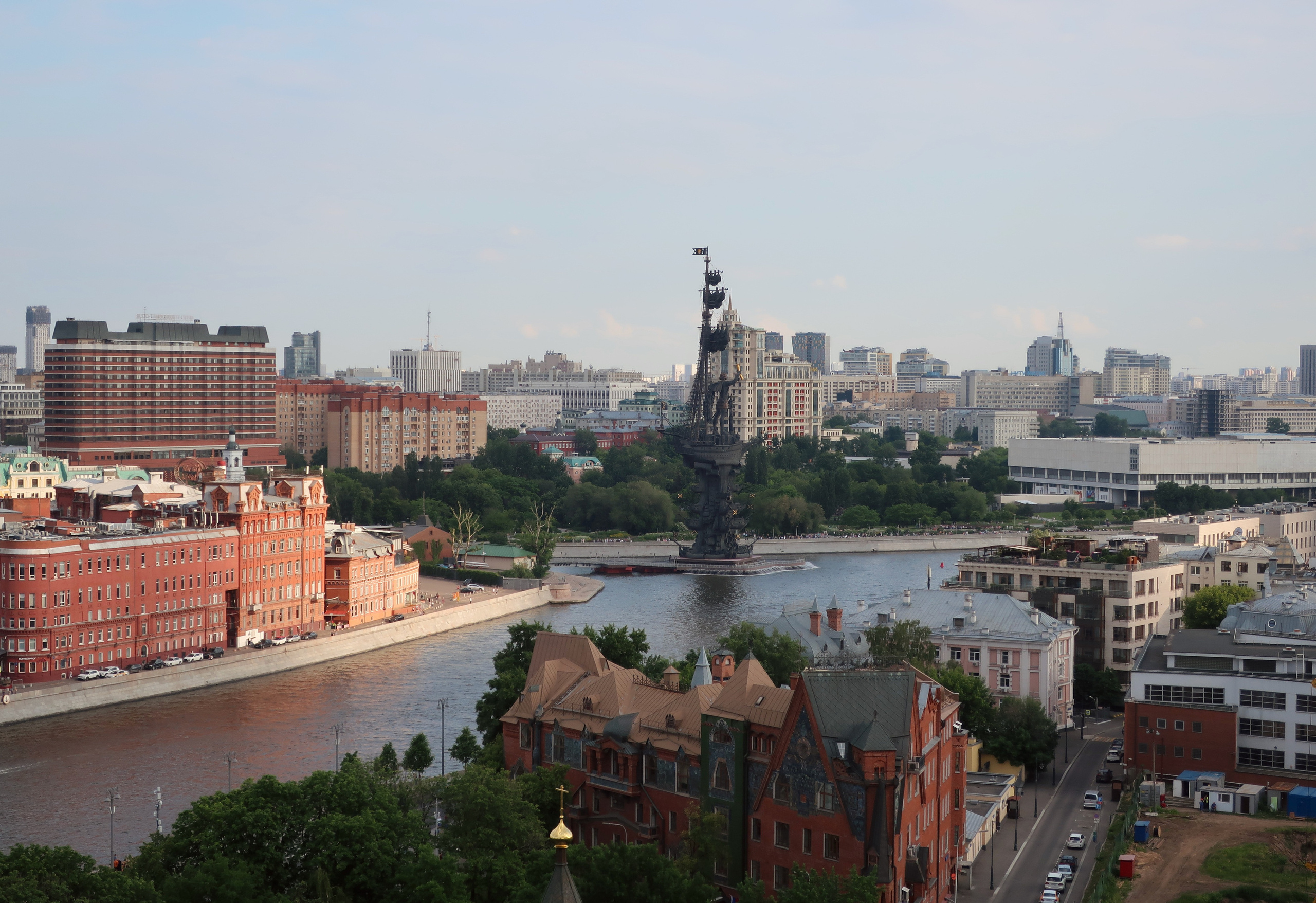 Кремль, высотки, Арбат, Москва Сити и Красный октябрь с высоты 40 метр. Проект «Фотокладовка»: блог уличной фотографии в формате street photo