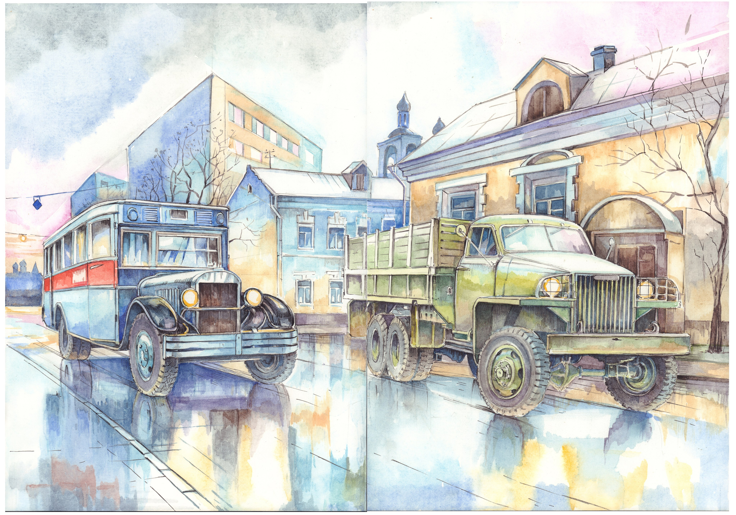 Оригиналы работ в продаже. Художник Александр Петрунин