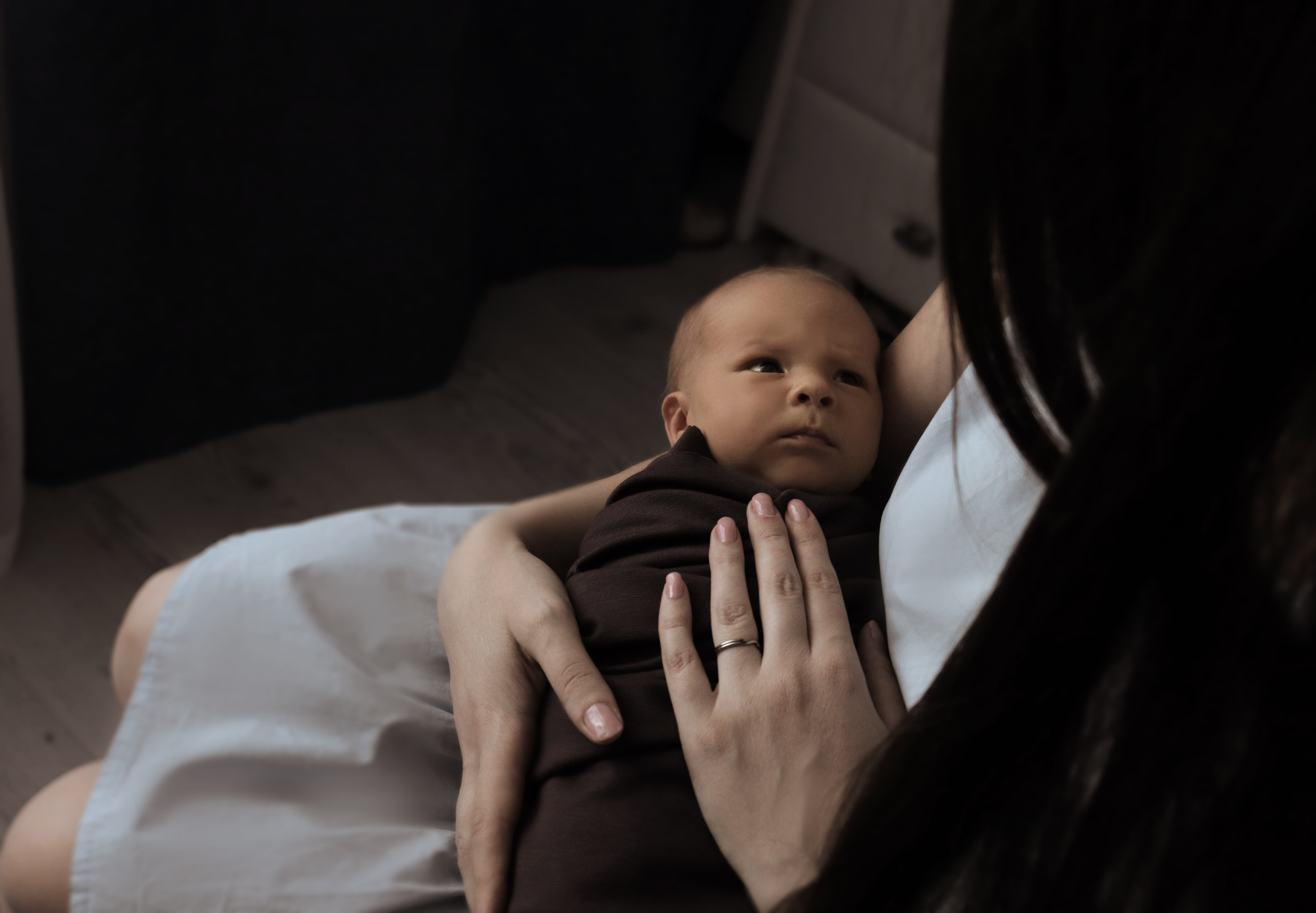 Пронзительный взгляд. Фотограф новорожденных в г. Барнаул Ренпенинг Катерина