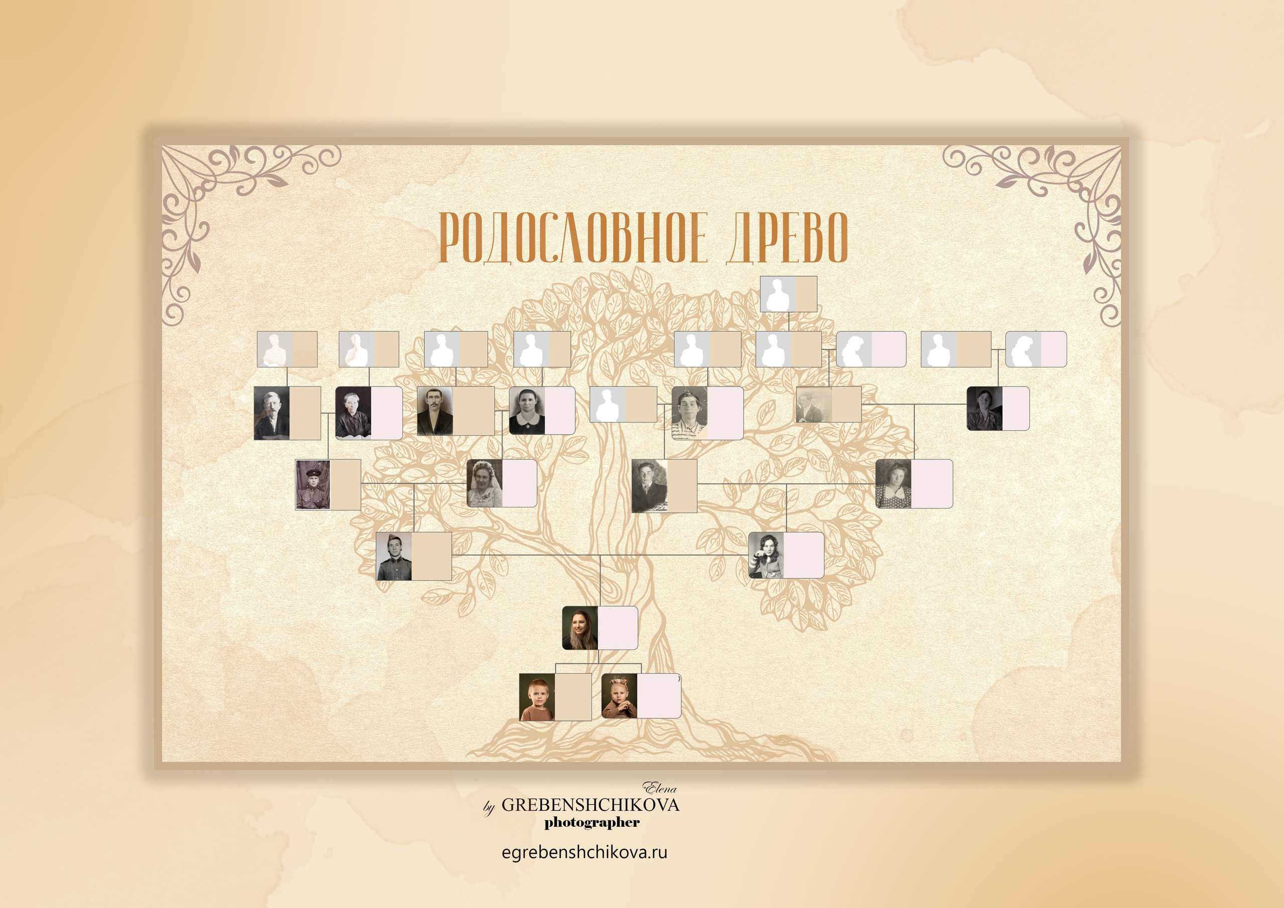 Классический портрет. Семейный и детский фотограф г. Москва