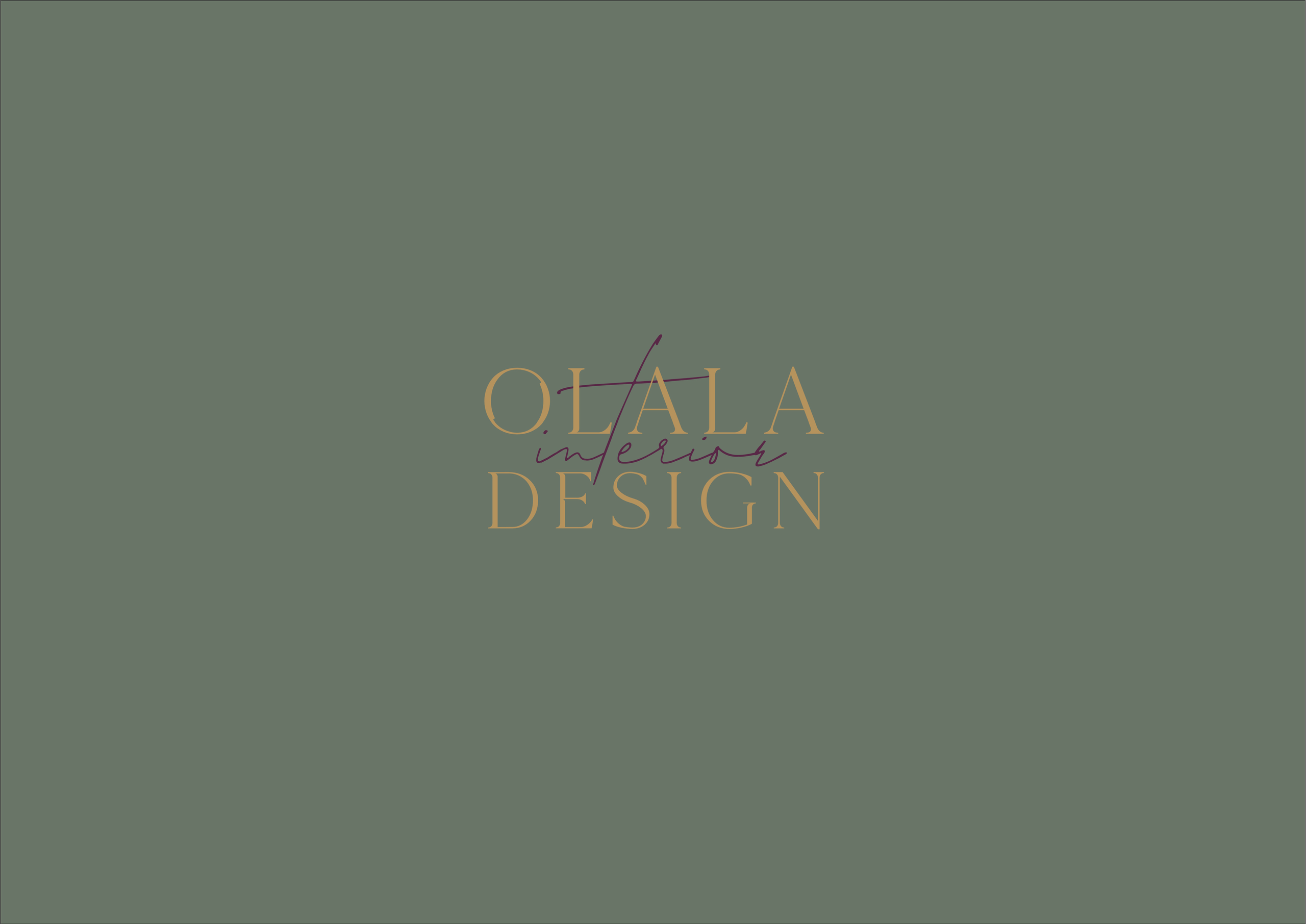 Эскизный проект. Дизайнер интерьеров Olala interior design