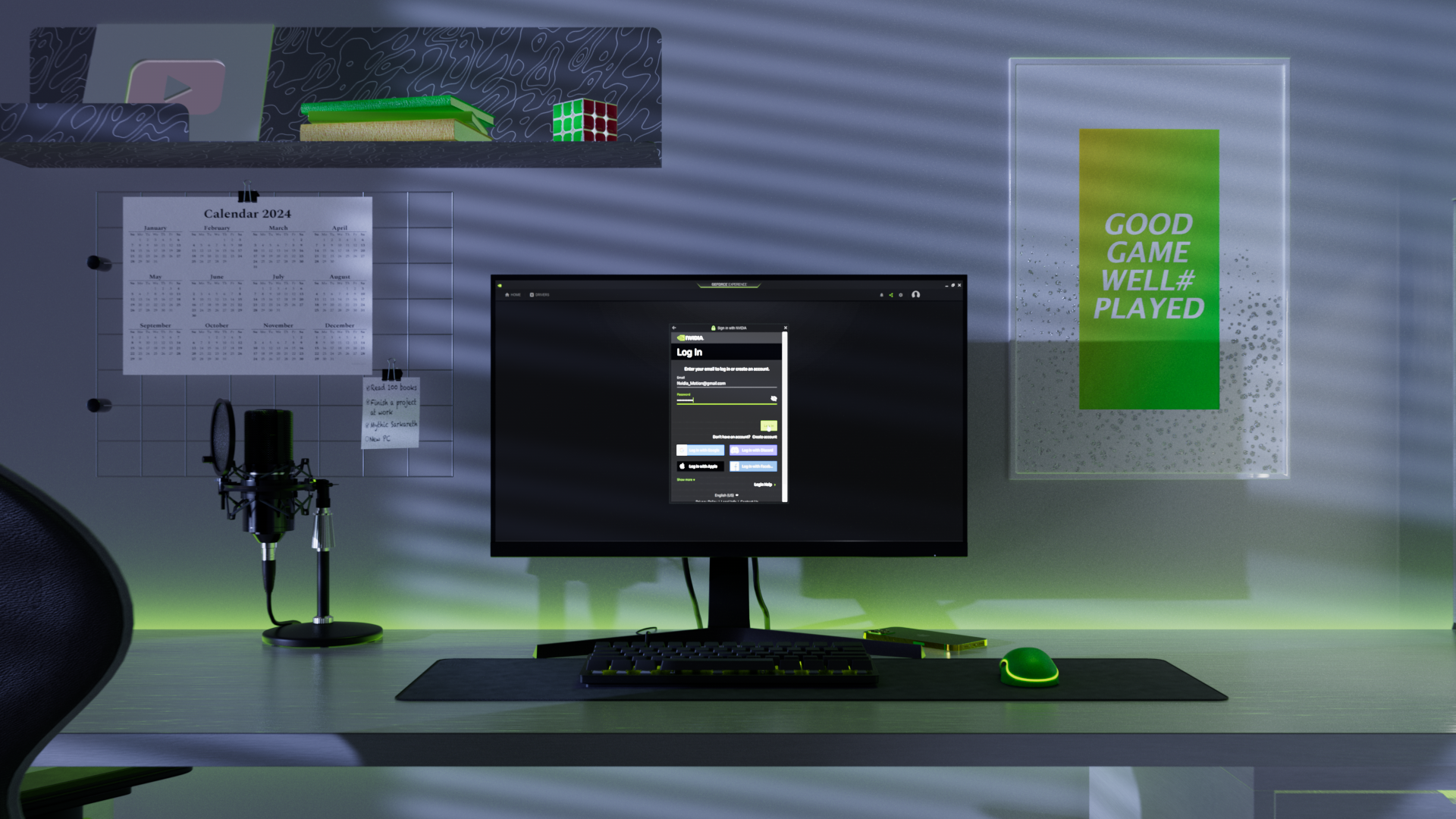 Nvidia. Pavel Permyakov — 3D Motion Designer