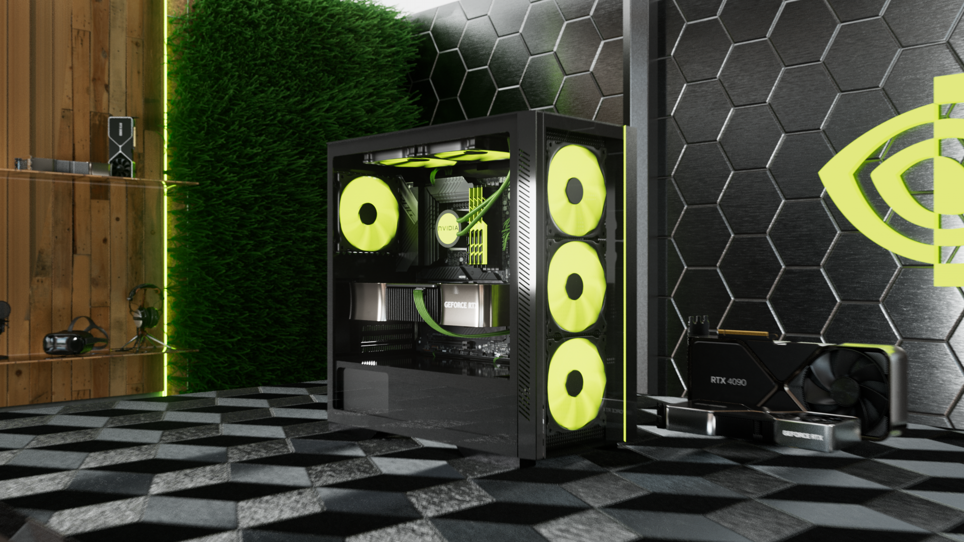 Nvidia. Pavel Permyakov — 3D Motion Designer