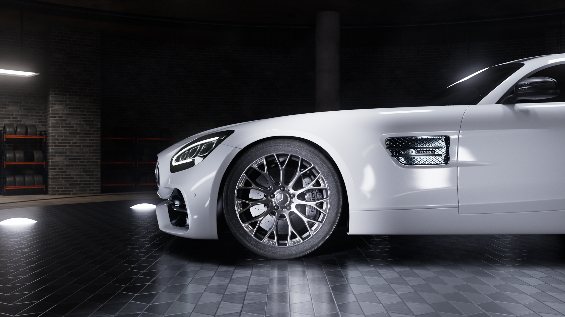 Mercedes. Pavel Permyakov — 3D Motion Designer