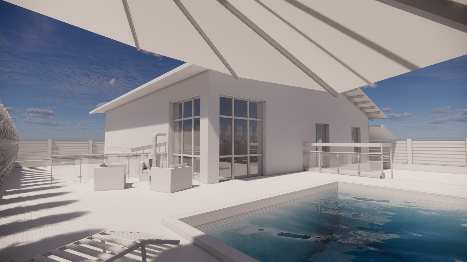 Ландшафтный дизайн участка в п. Винсады. Студия интерьерного и ландшафтного дизайна