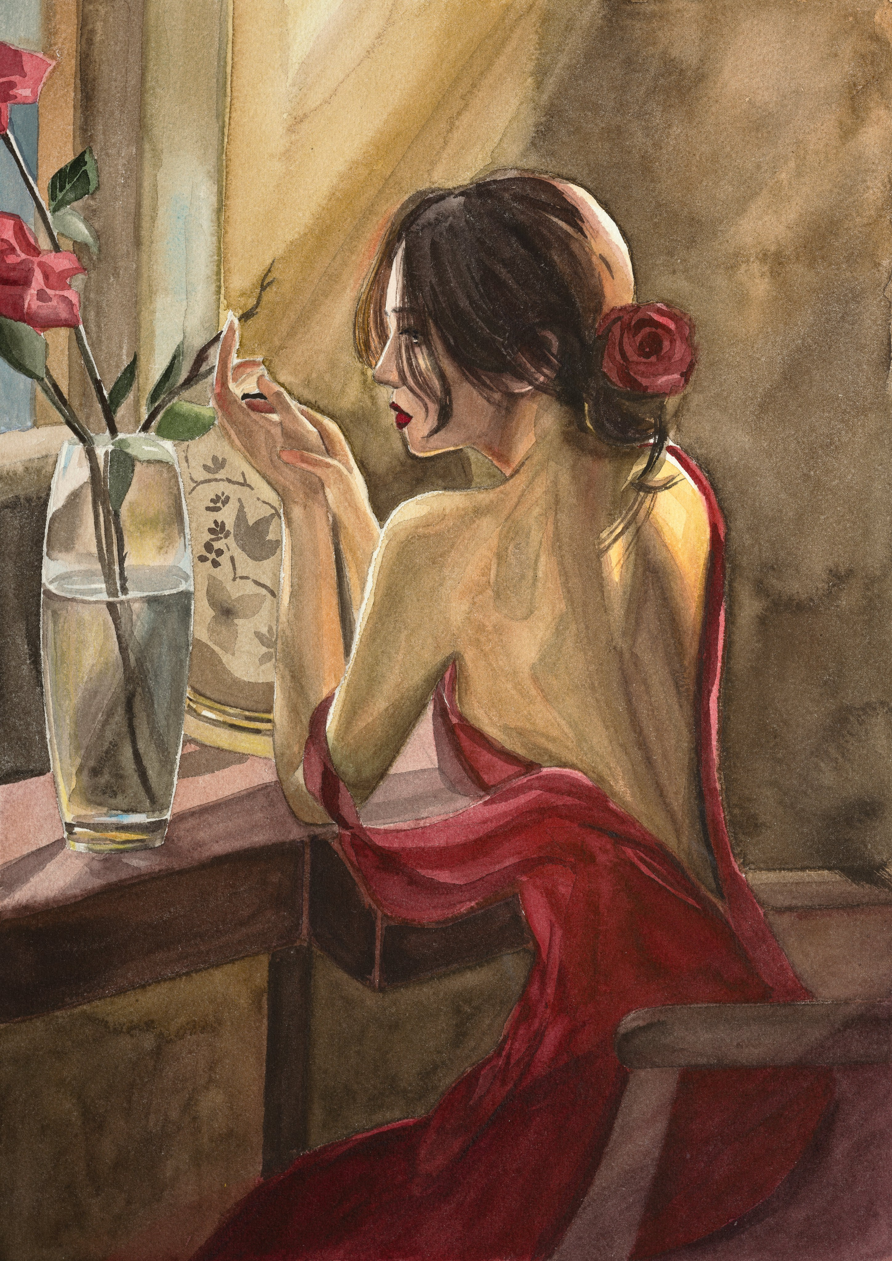 «Дама в красном» - Татьяна Аксёнова