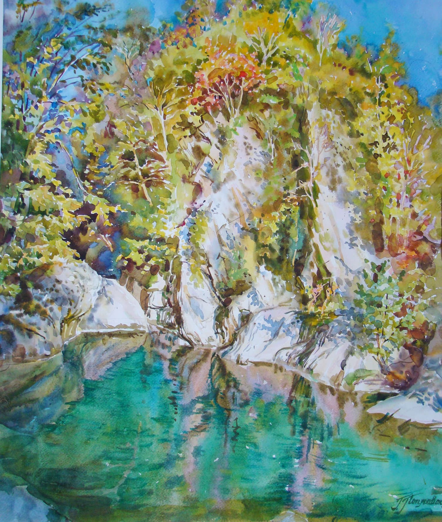 Пейзажи художника Галины Поплавской. Свет акварели Галины Поплавской