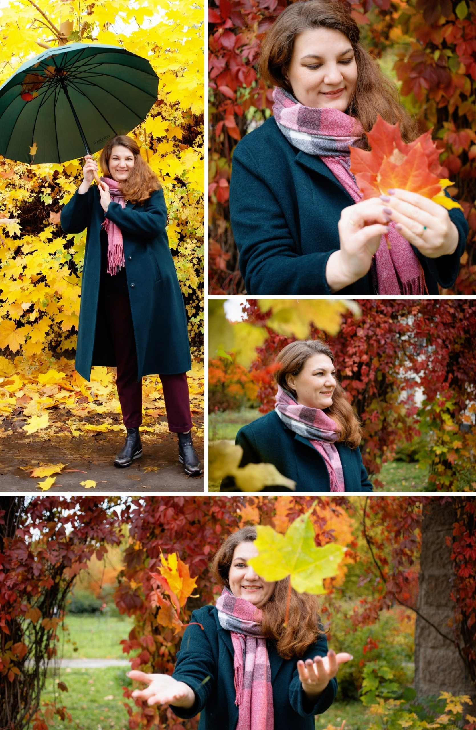 Фотосессия в кафе и осеннем парке в СПб. Портретные фотосессии, контент-съемки, репортаж