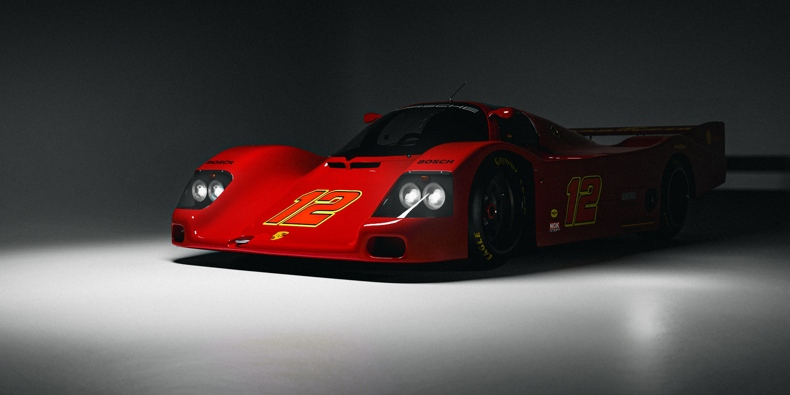 Porsche962. Архитектурная визуализация