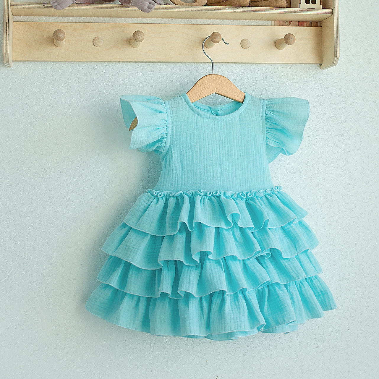 001 Платье пышное. Эко-одежда для детей