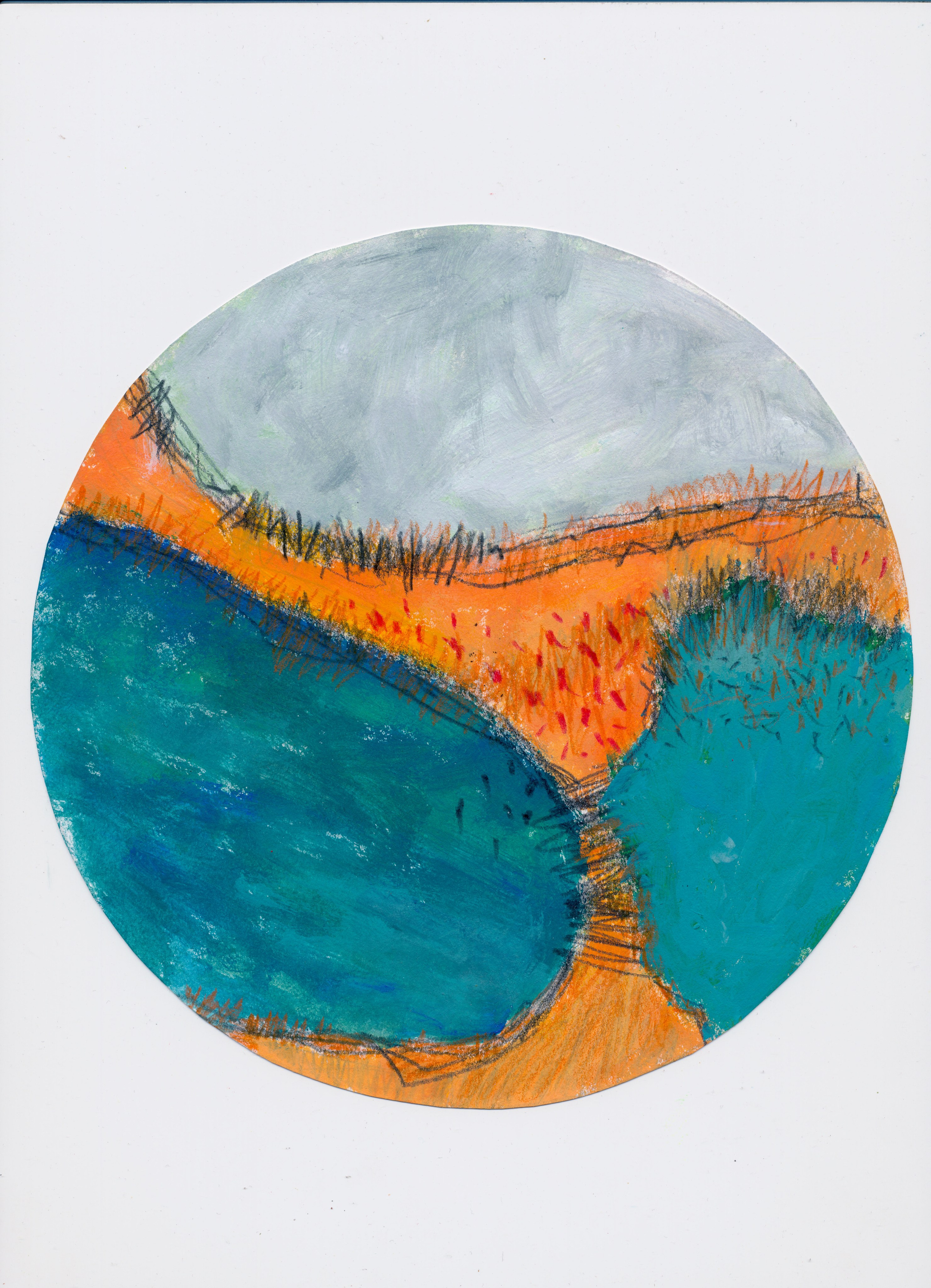 A couple is a planet made by two people. Художник Даля Бучионите