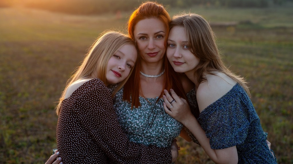 Семейное фото на природе. Автор фотограф: Додров. Ph: dodrov.