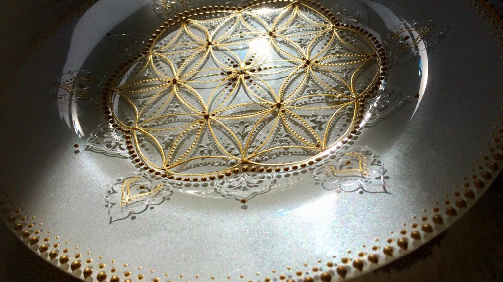 МАГАЗИН — «Кружева света» Мандала на тарелочке (1). School of creating Mandalas — amazingly beautiful living patterns