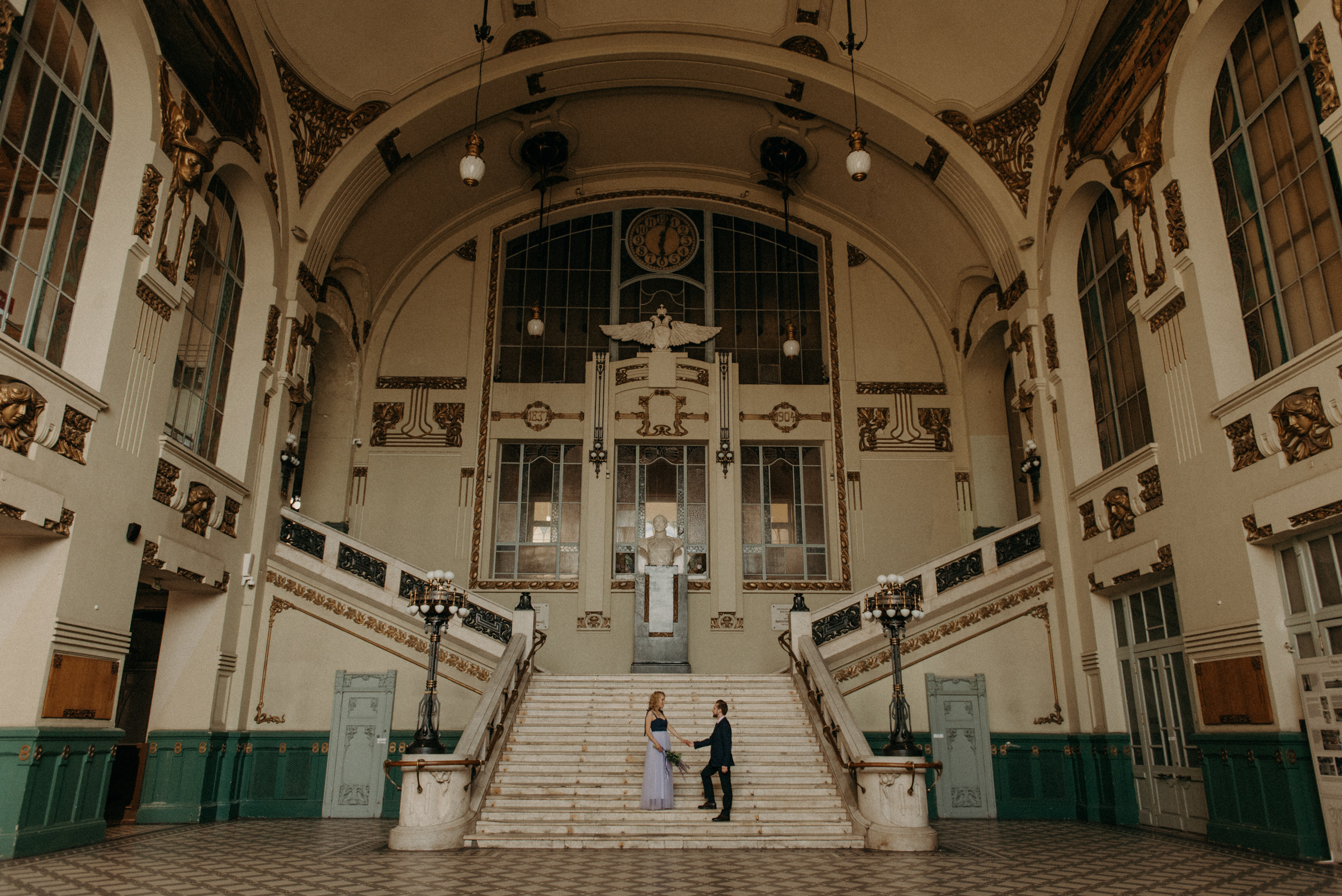 свадебная фотосессия на Витебском вокзале