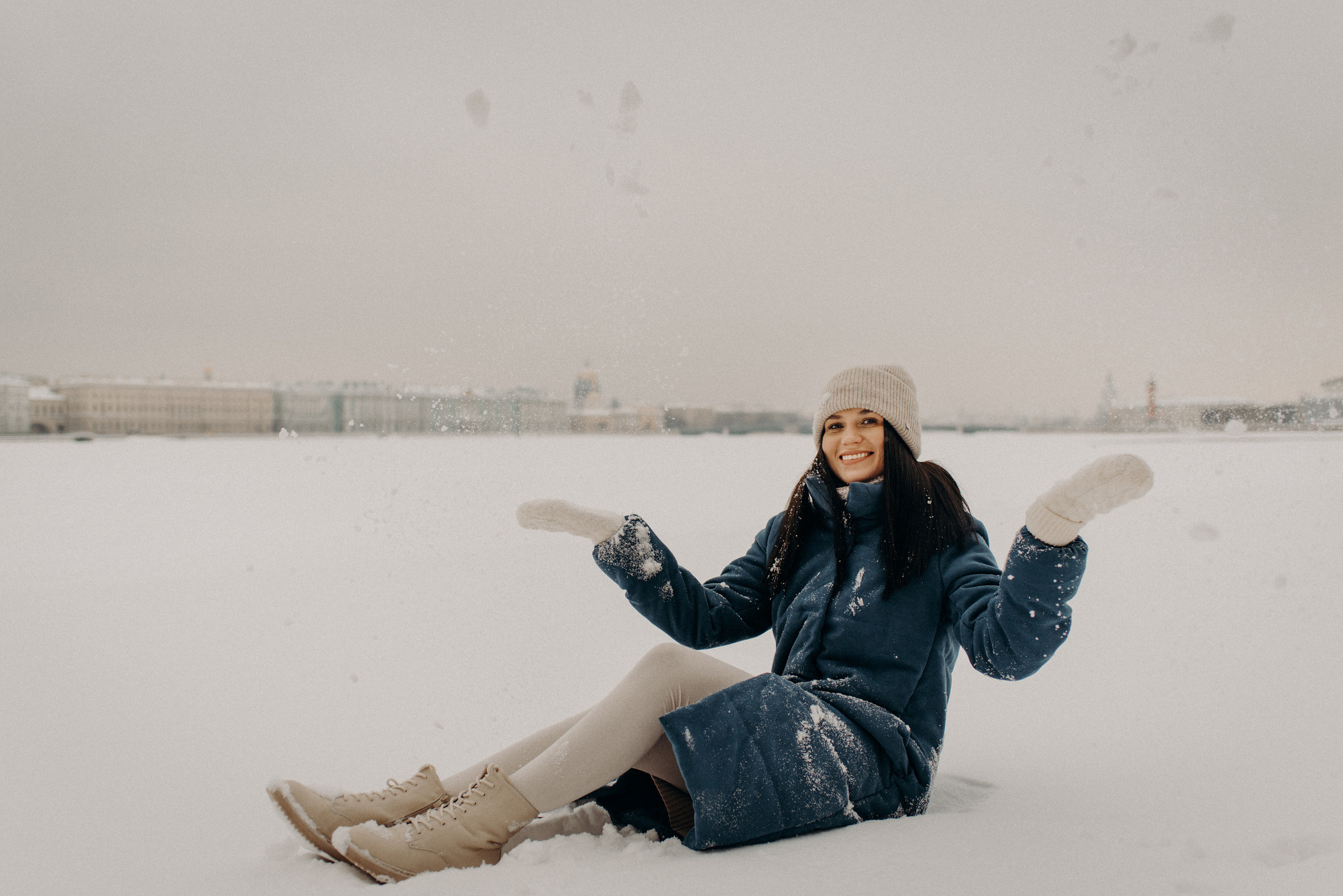 зимняя фотосессия на улице